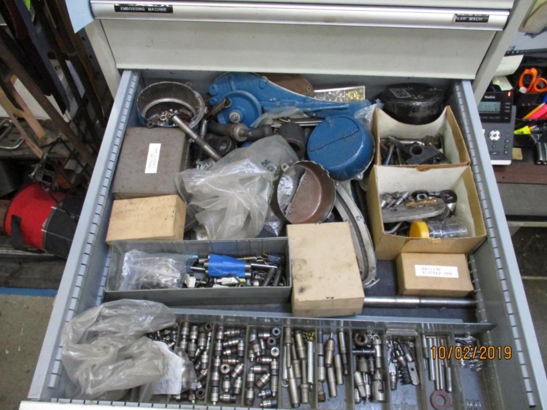 Lista Nine Drawer Tool Storage Cabinet and Contents Including Parts, Sockets, Allen Wrenches, Screwd - Image 4 of 10