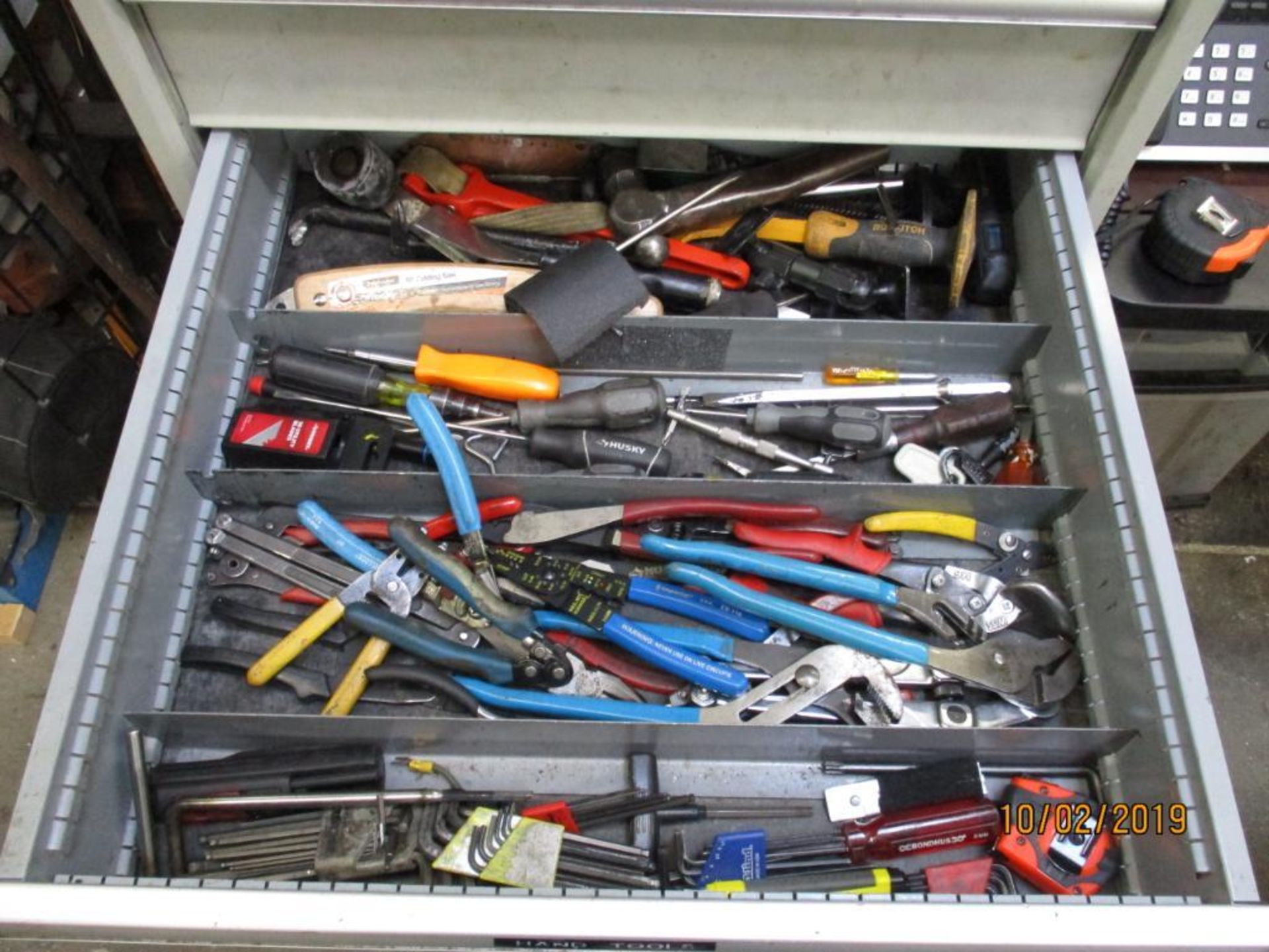 Lista Nine Drawer Tool Storage Cabinet and Contents Including Parts, Sockets, Allen Wrenches, Screwd - Image 6 of 10