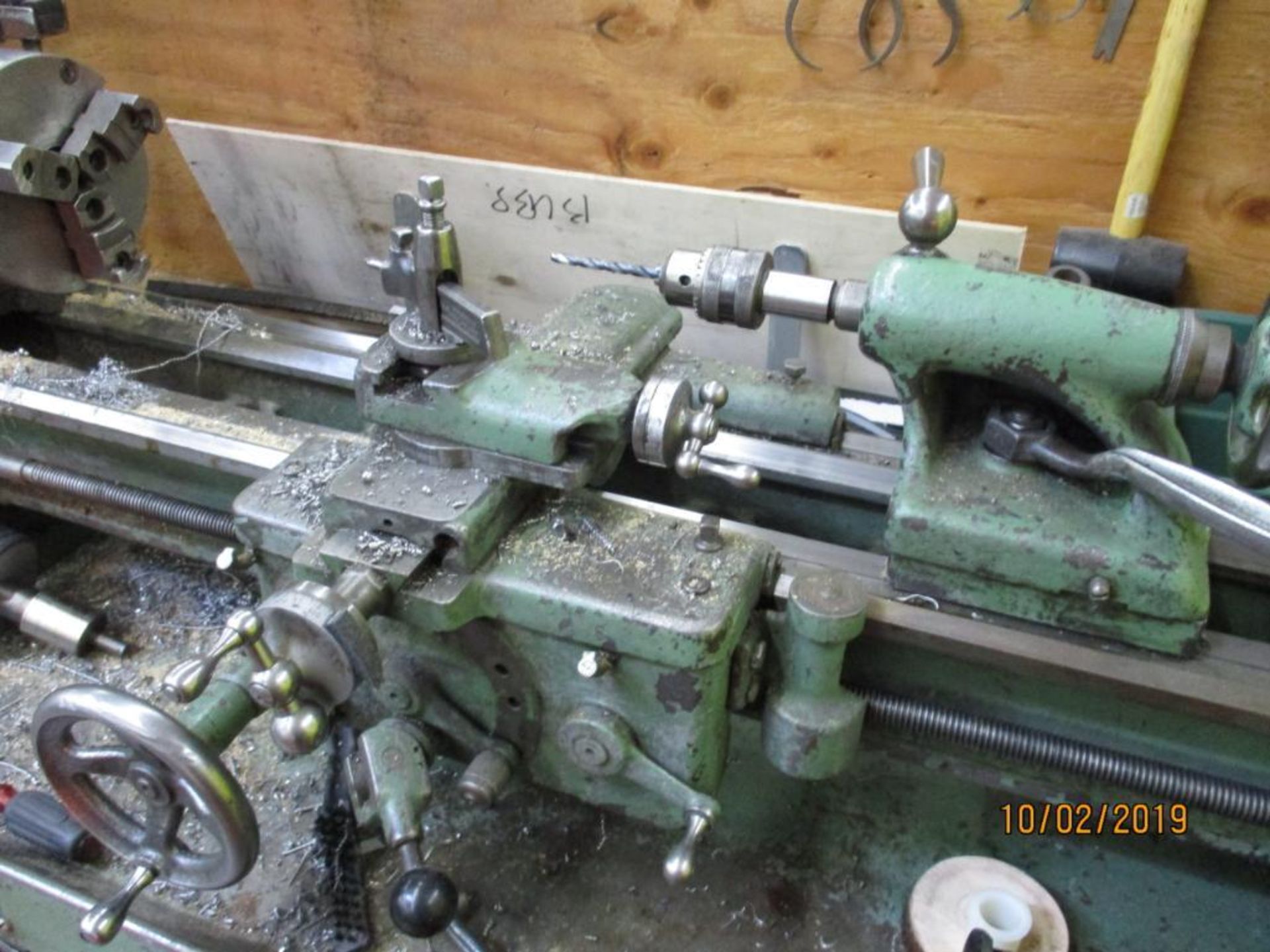 Southbend 10"x4' (est) Cat. No. CL187RB Engine Lathe S/N: 1041RKL14X, 4.5' Bed, 6" Three Jaw Chuck, - Image 2 of 6