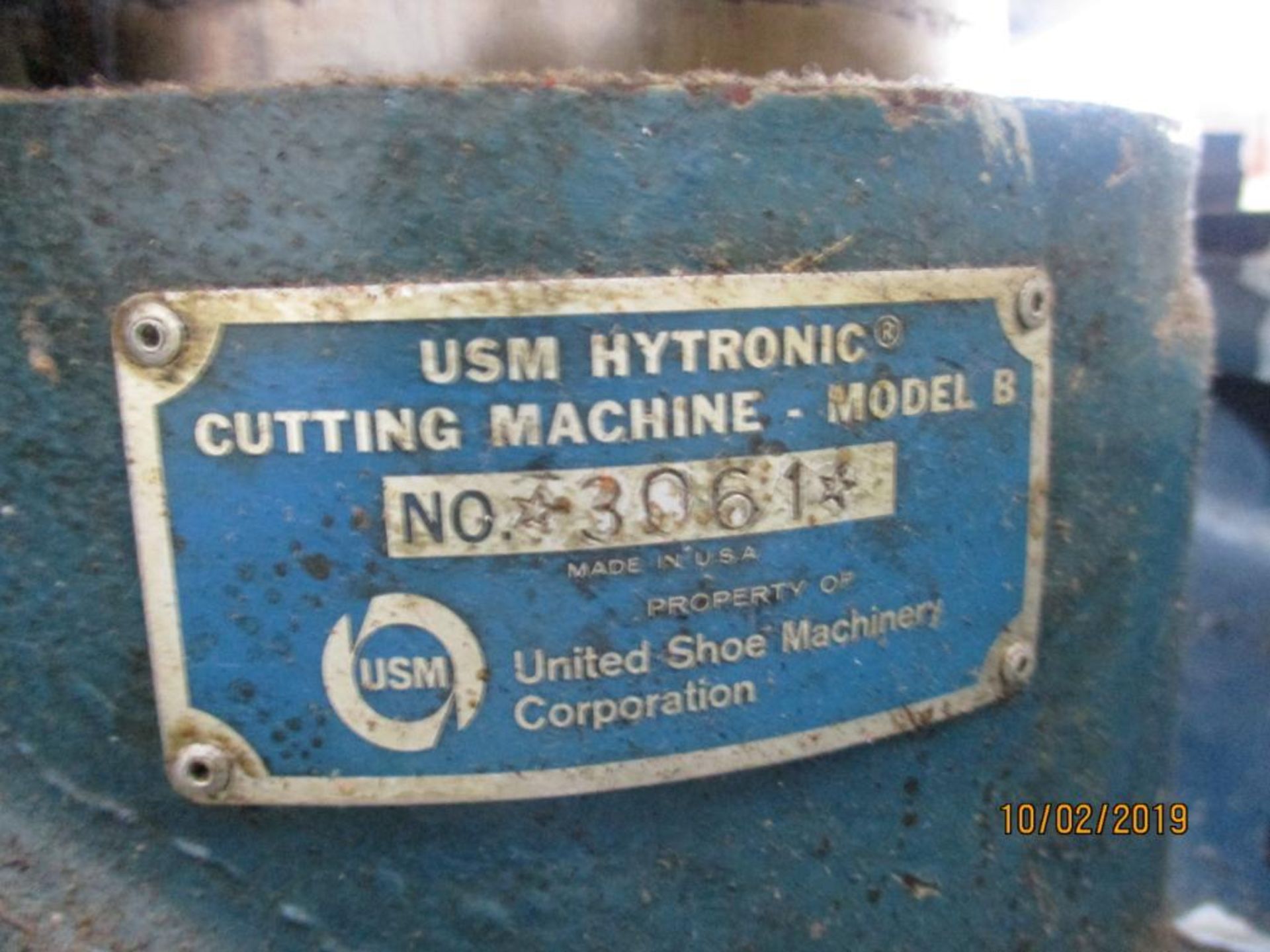 USM Hytronic B Clicker Press S/N 3061 - Image 3 of 3