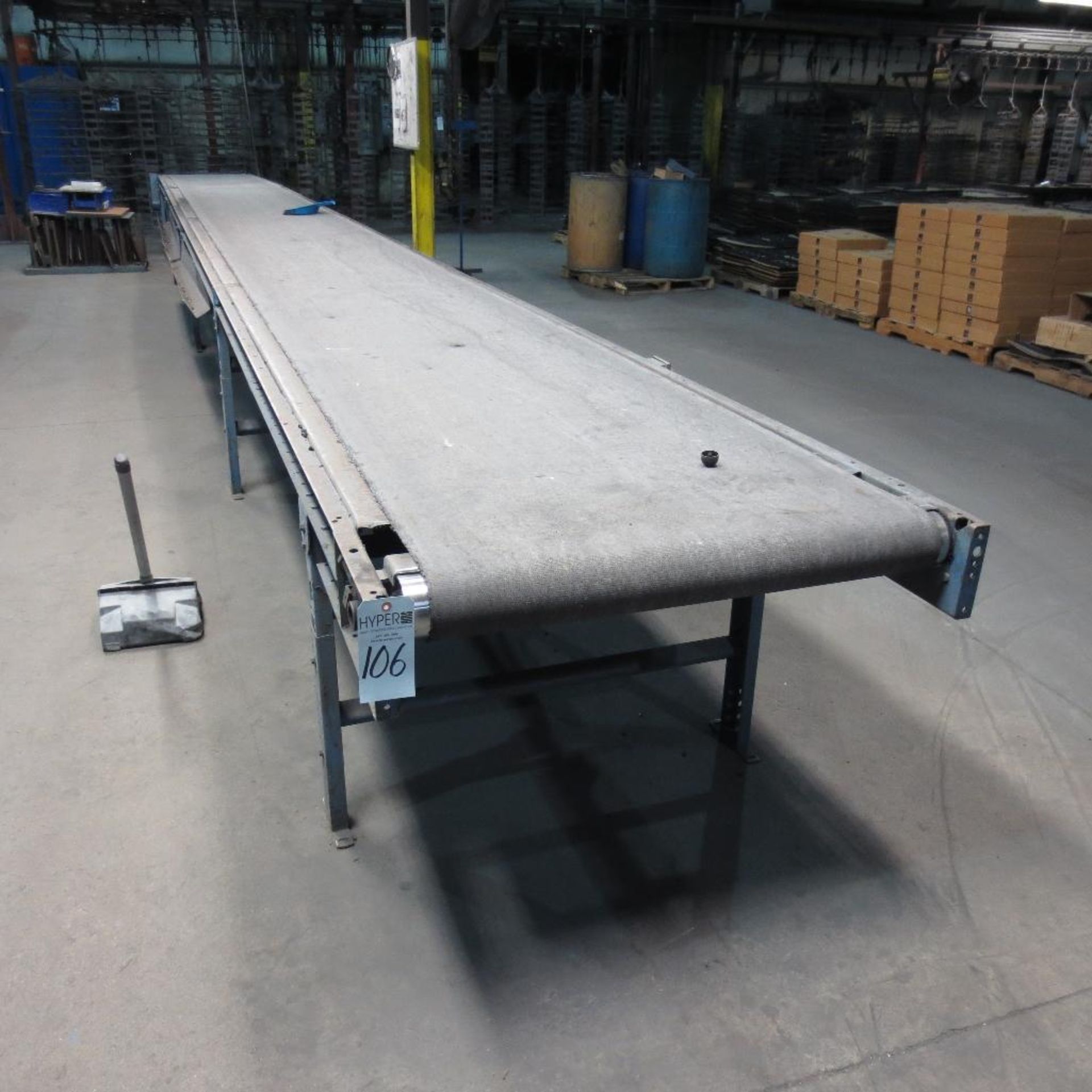 40' Long X 38" Wide Belt Conveyor