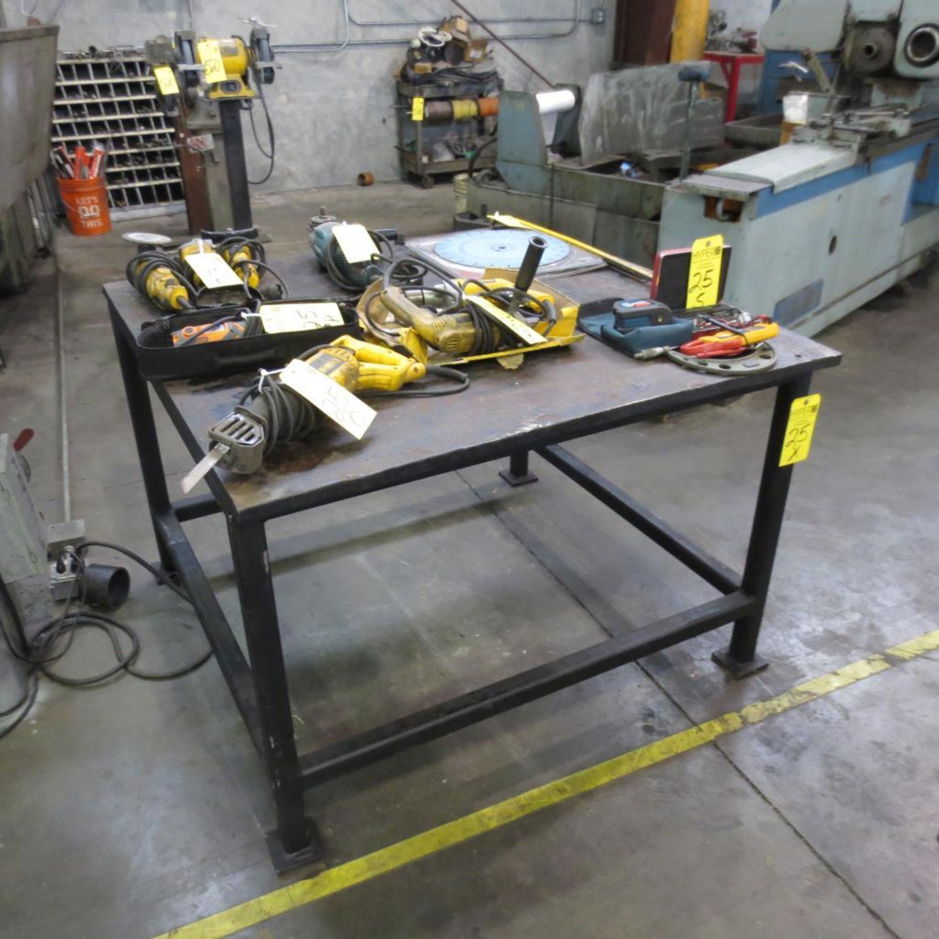 4' X 4' Steel Table