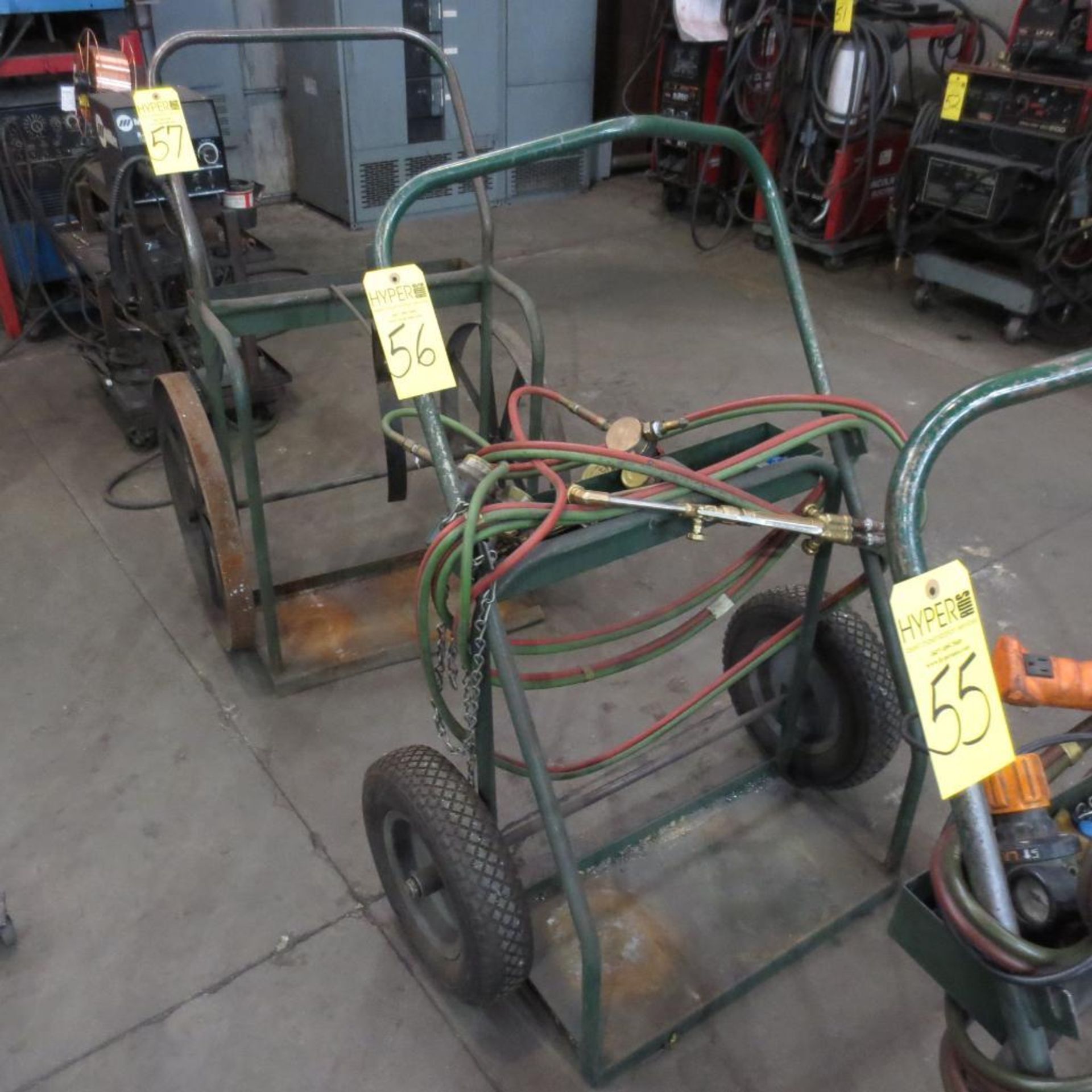 Torch Cart with Torch and Hose