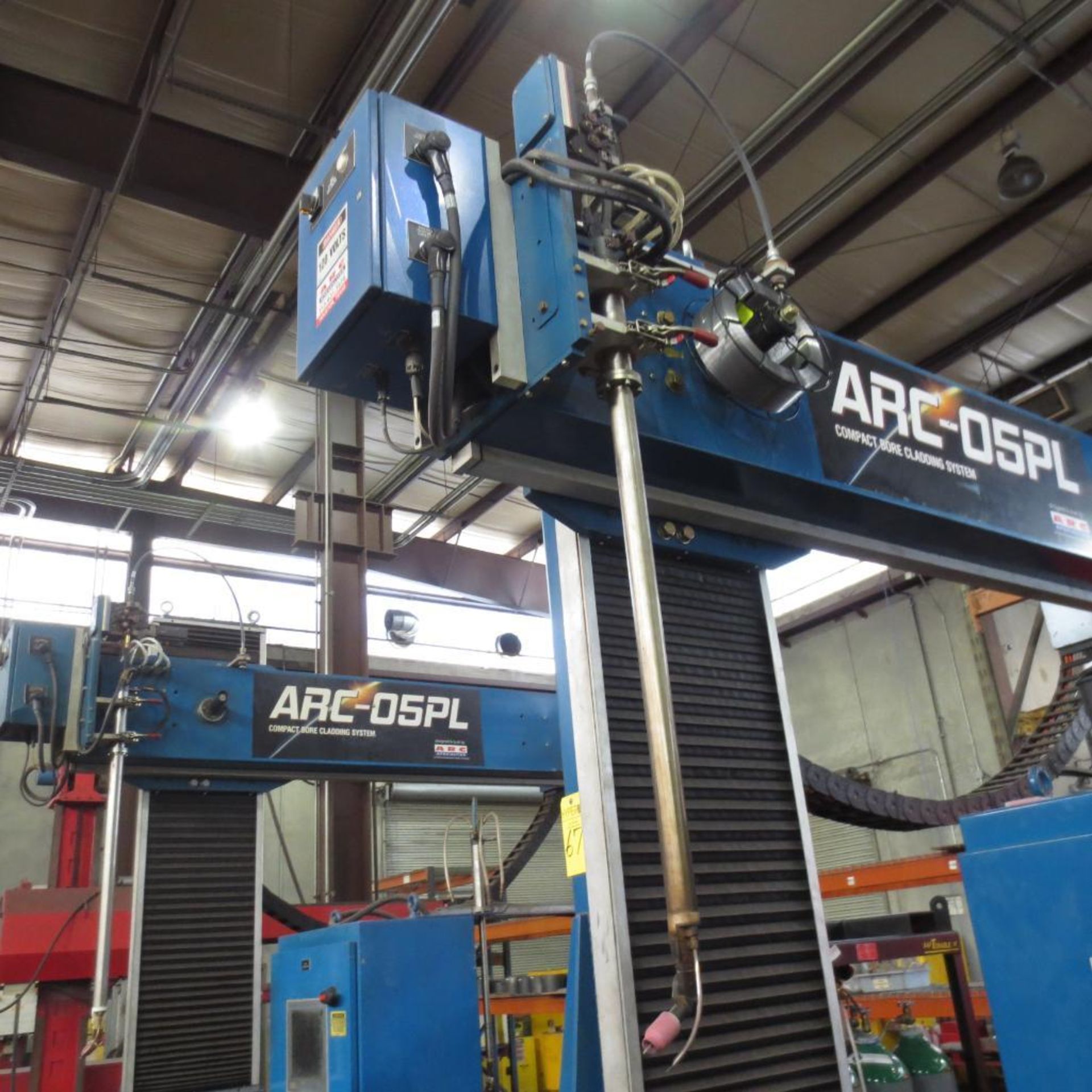 ARC MODEL ARC-05PL VERTICAL CLADDING SYSTEM S/N: 1690-21261 (2019) 40" DIA. WORK TABLE, BECKHOFF CON - Image 3 of 7