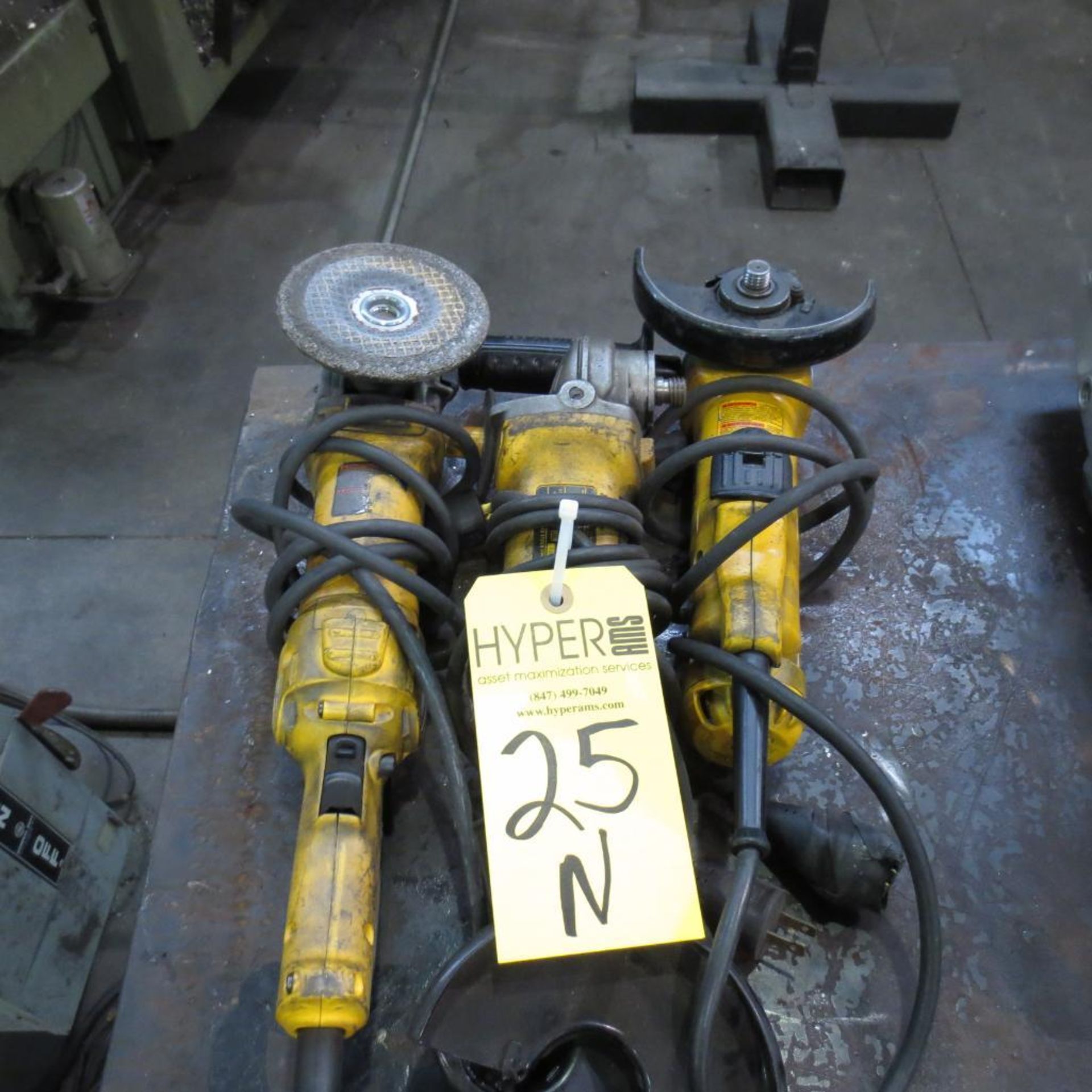 (3) Dewalt Grinders