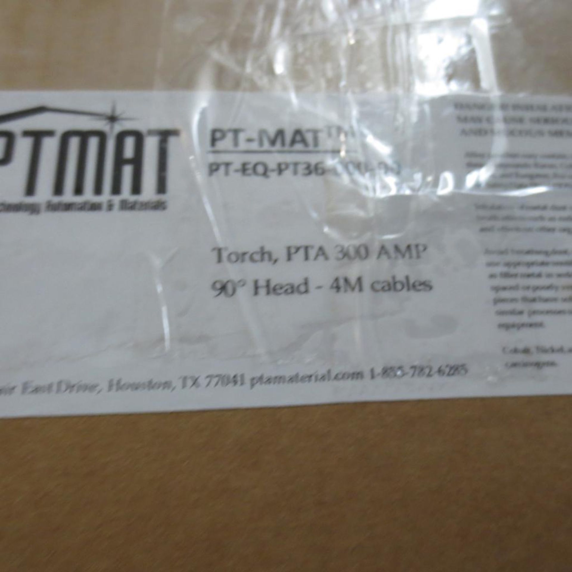 Sptmat Torch PTA 300 AMP PT-EQ-PT36-000-A - Image 2 of 2