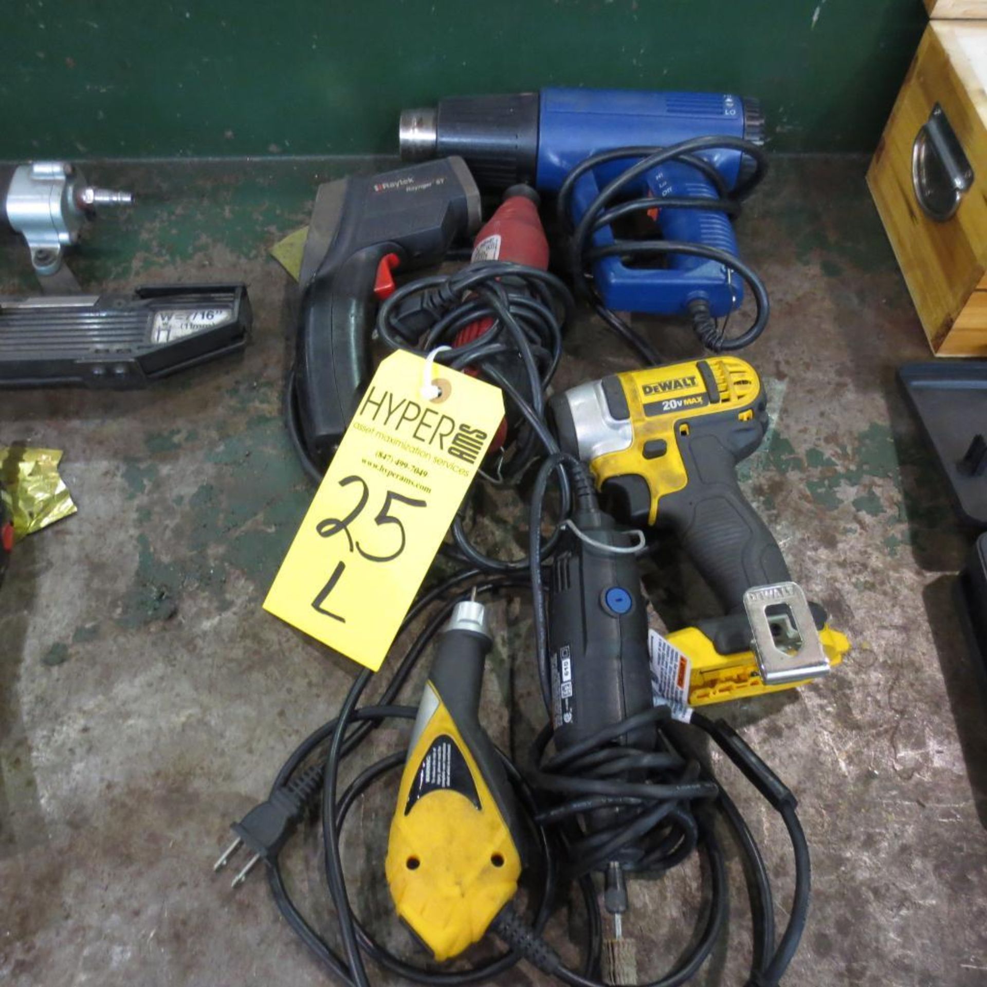 Dewalt 20V Max Drill no Battery, Heat Gun, Temp Gun, Die Grinders