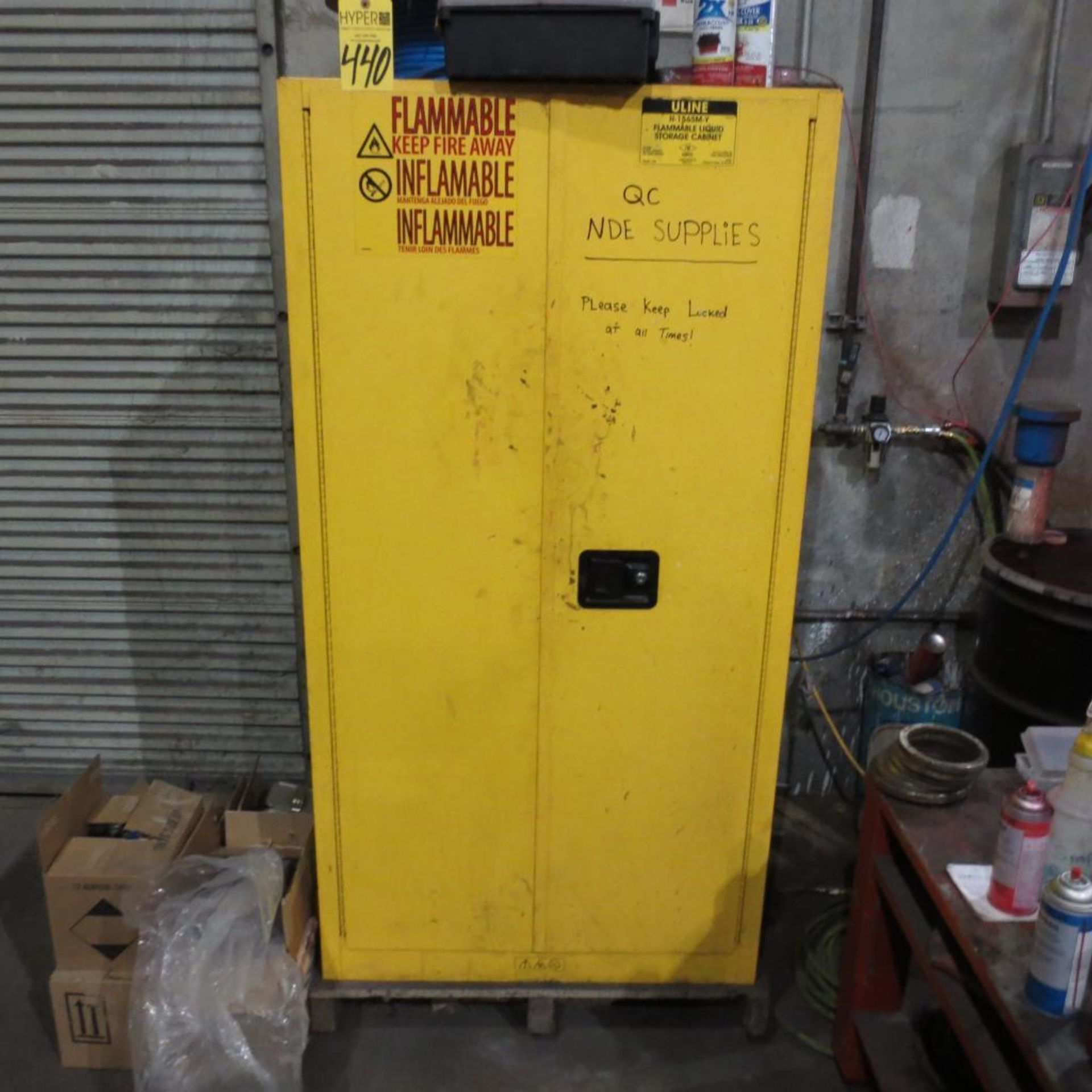 Uline Two Door Flammable Storage Cabinet
