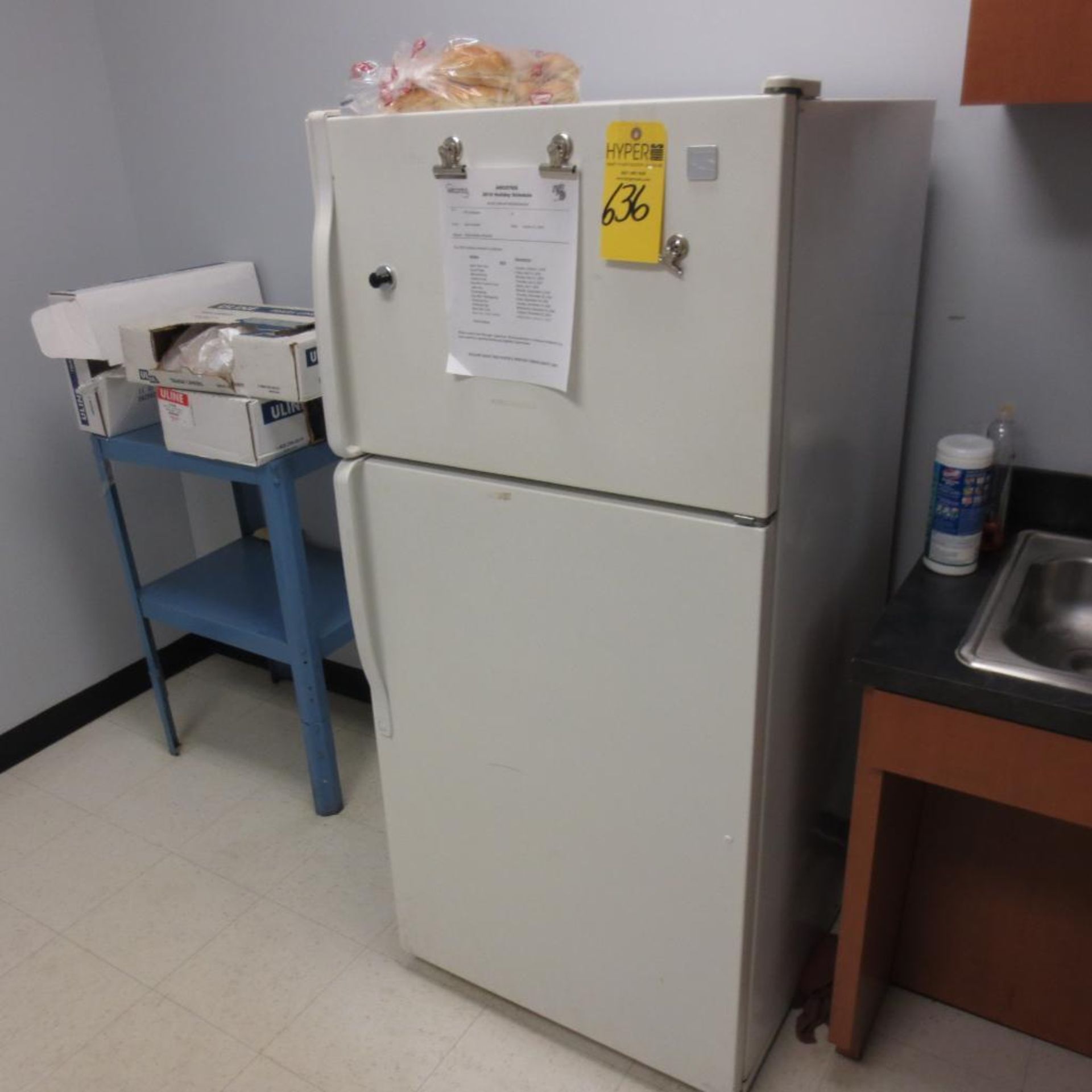 Kenmore Refrigerator, Stand, Microwave and Toaster - Image 2 of 3