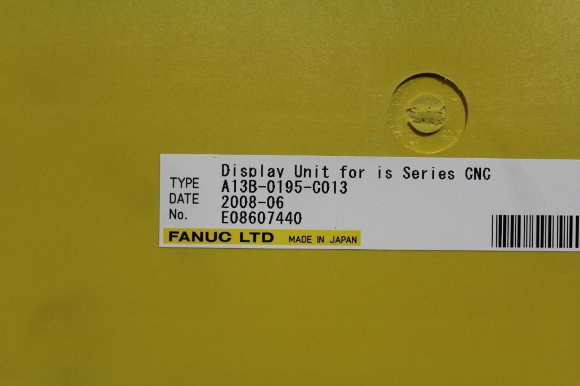 Fanuc A13B-0195-C013 Display Unit Series 180is-IB - Image 2 of 5