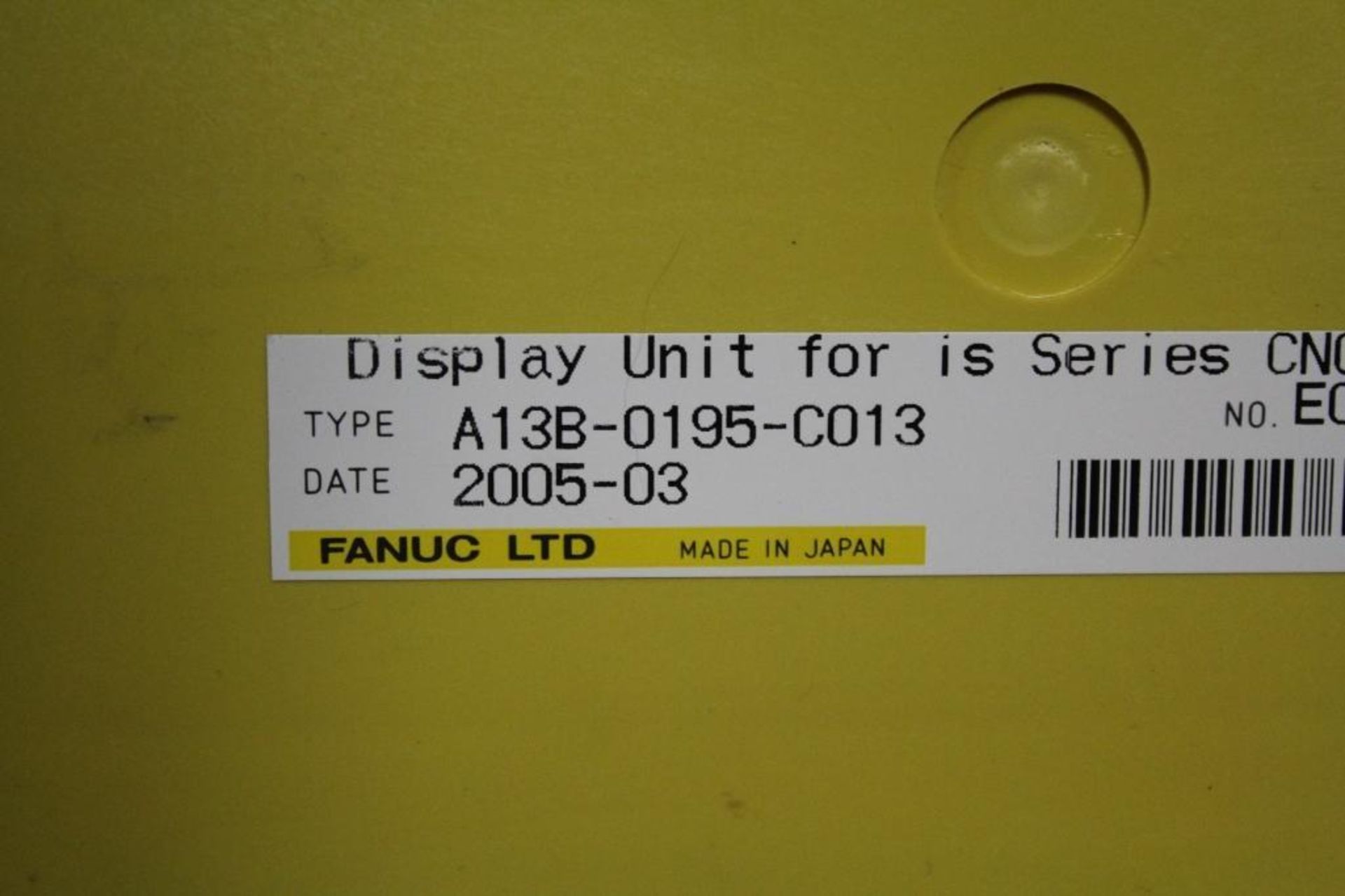 Fanuc A13B-0195-C013 Display Unit Series 180is-IB - Image 2 of 5