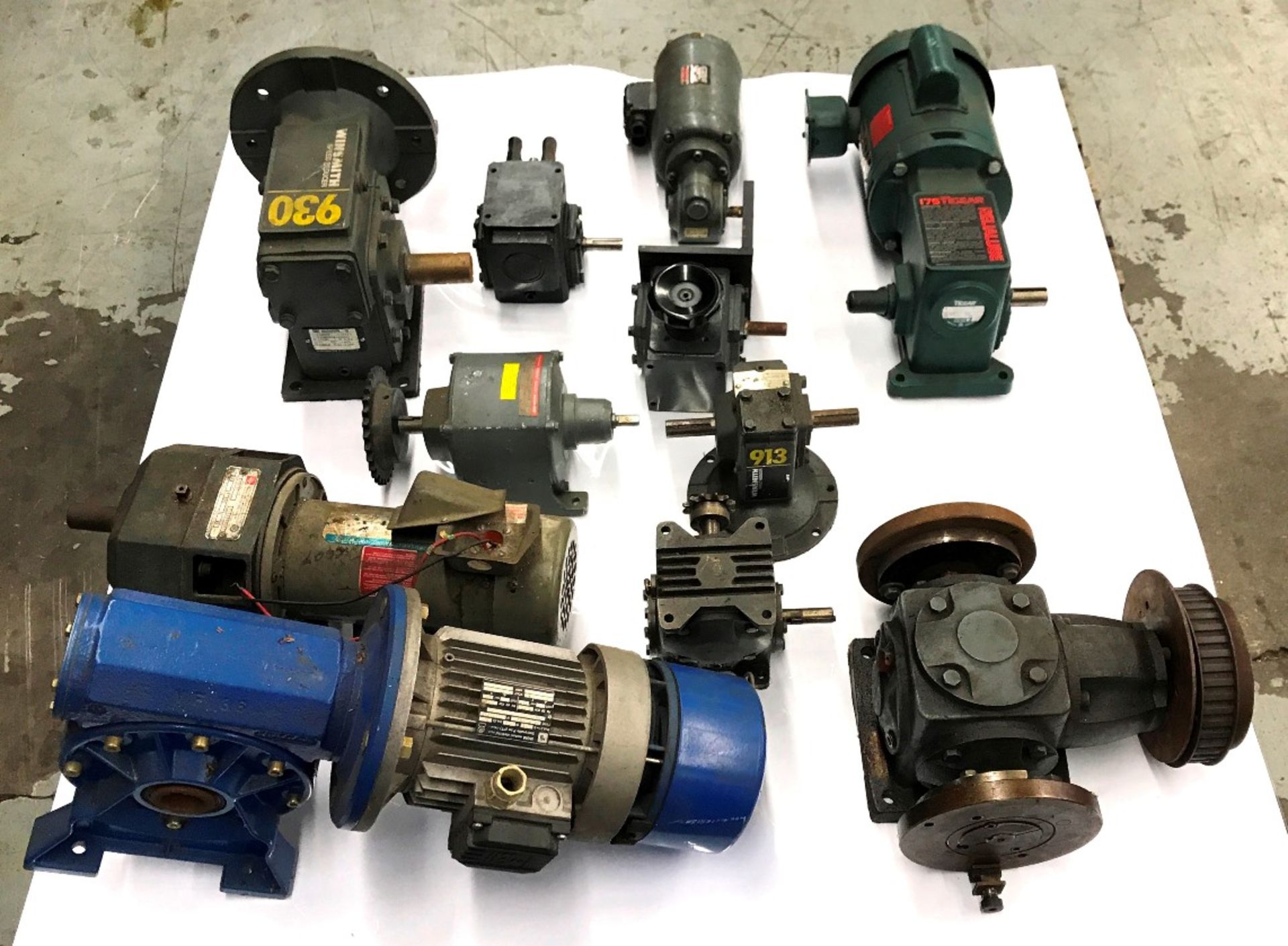 Lot Asst. Gear Boxes / Gear Motors