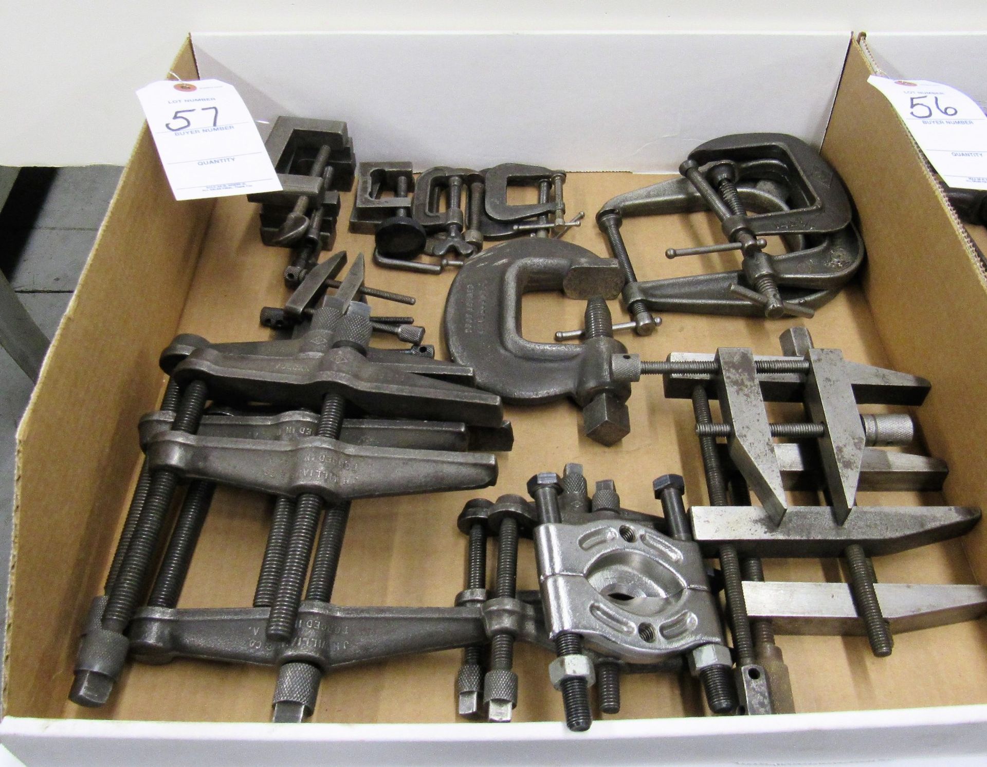 Lot Assorted C- Clamps