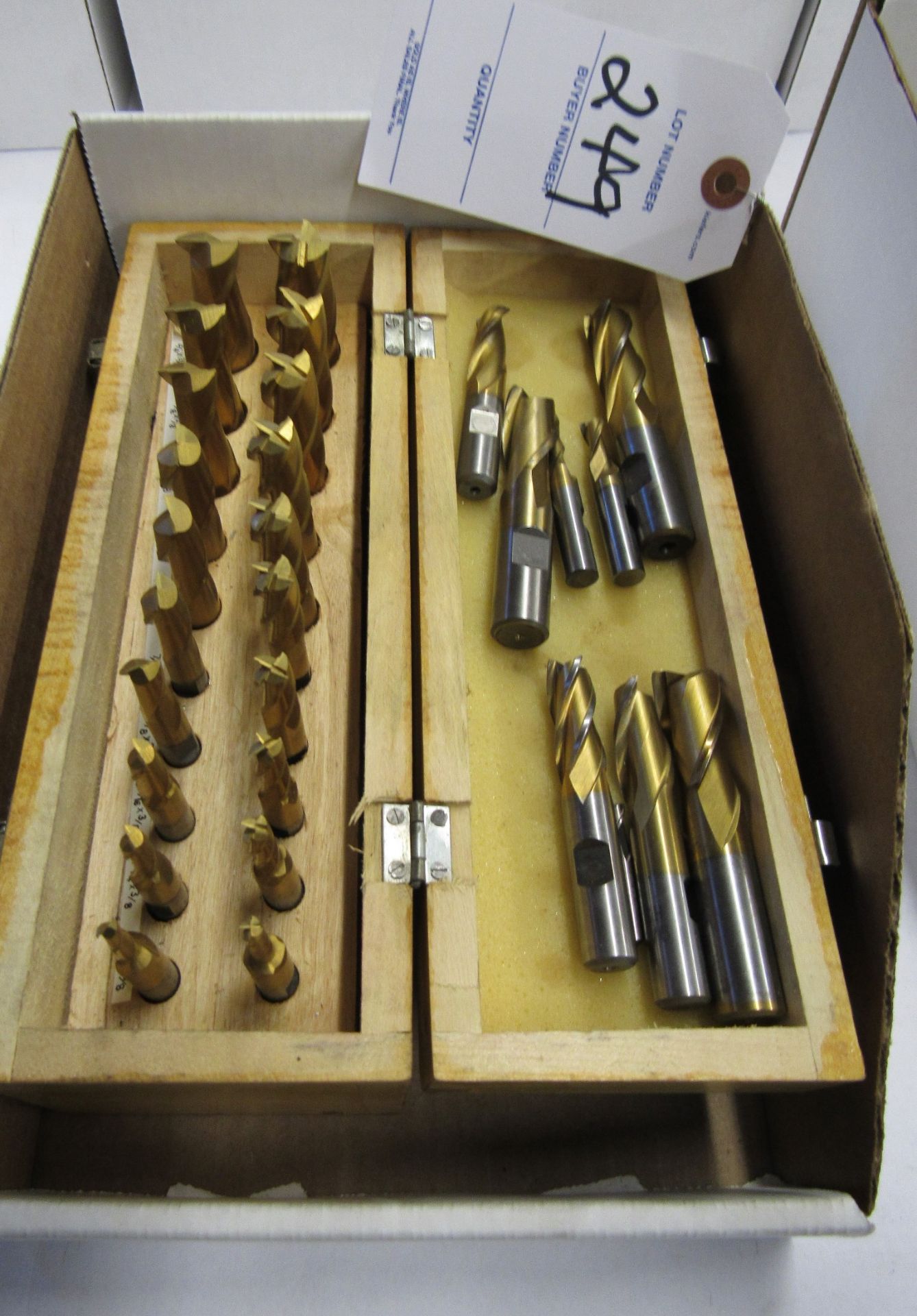 Lot Asst. Tin Coated Endmills