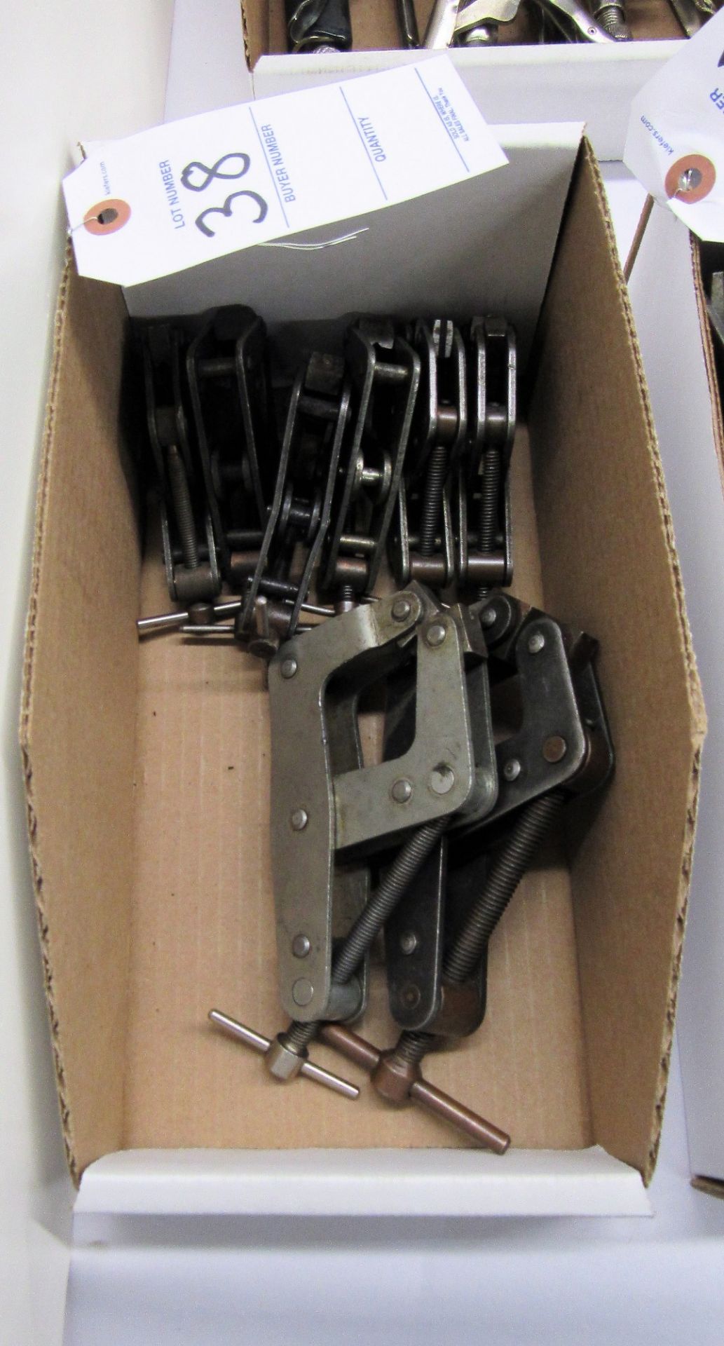 (2) 3" Kant Twist Clamps & (6) 2" Kant Twist Clamps