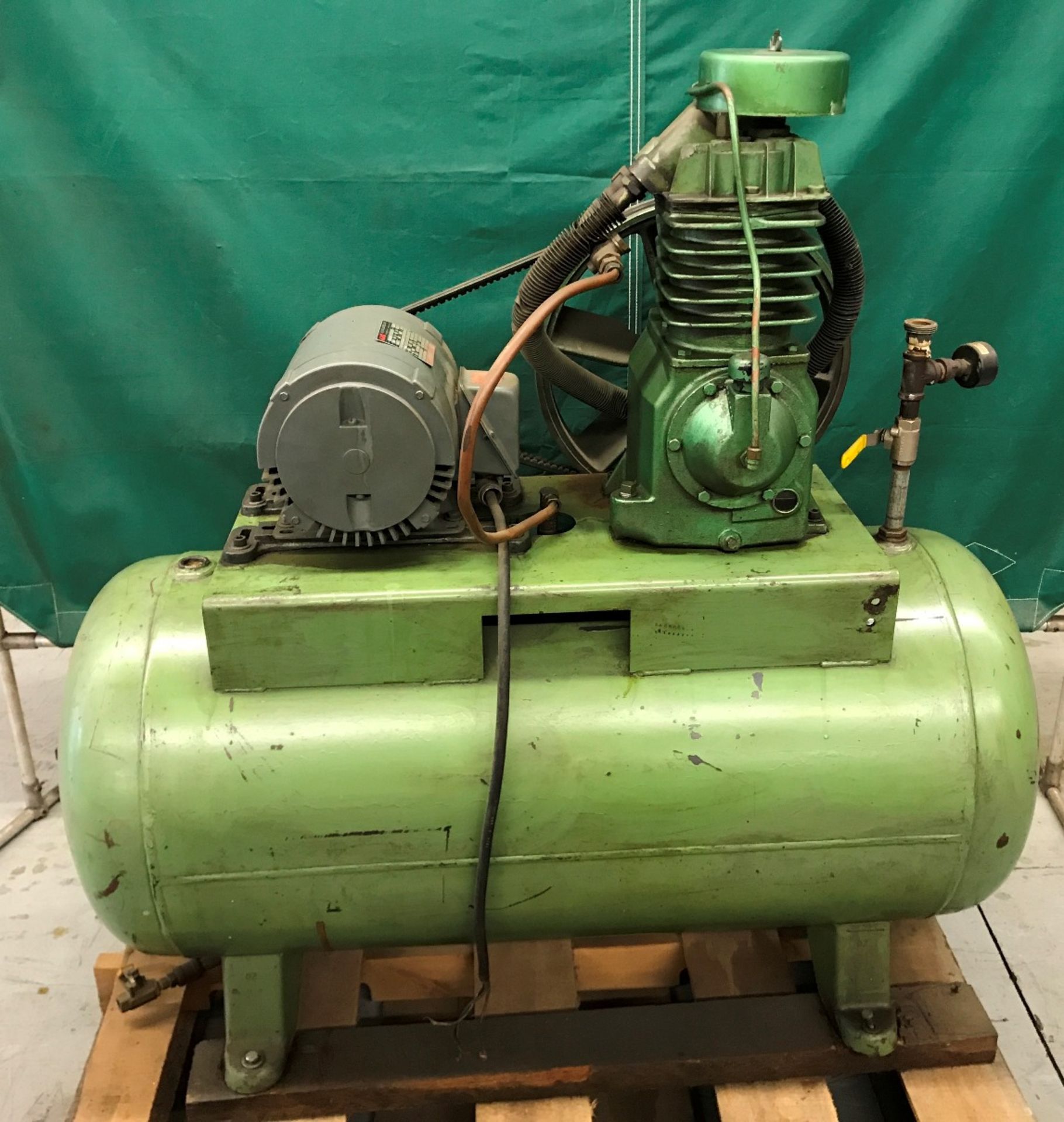 5HP Horizontal Air Compressor - 208-230/460/3/60