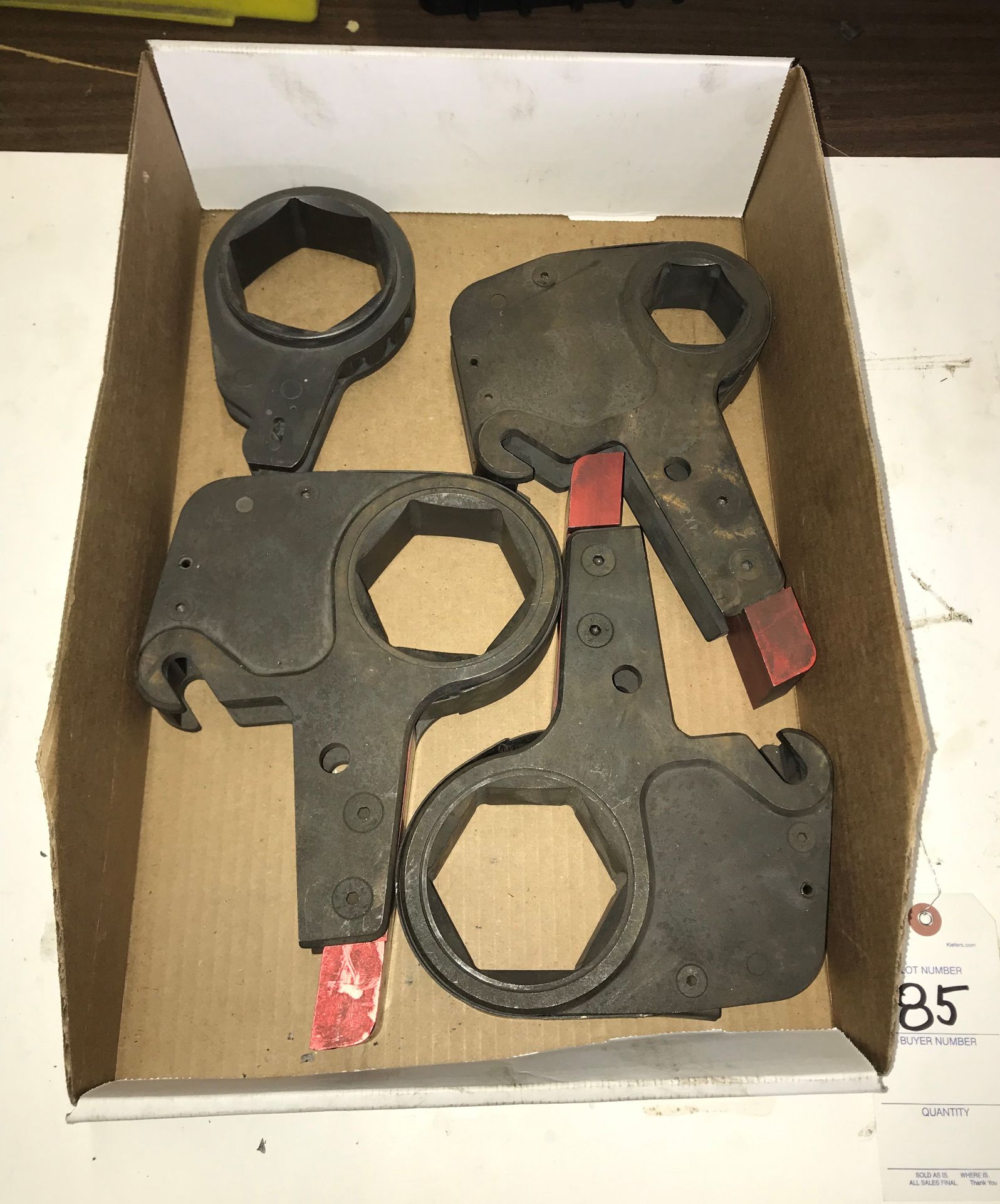 Lot Asst. Hydraulic Torque Wrench Heads