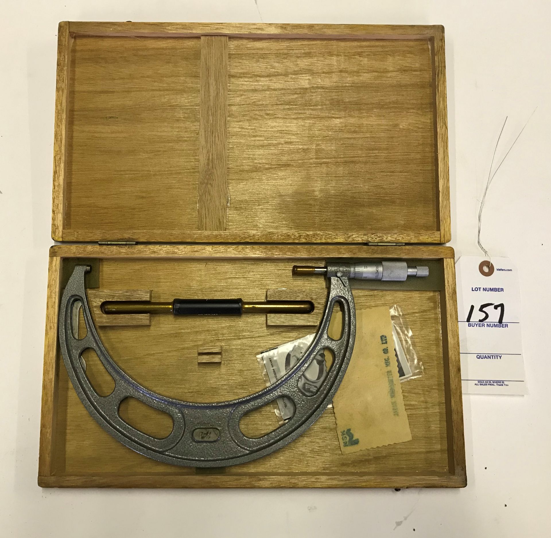 NSK 7"-8" Micrometer