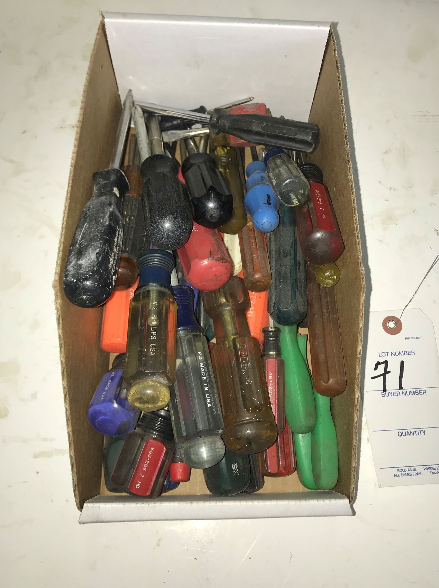 Lot Asst. Screwdrivers