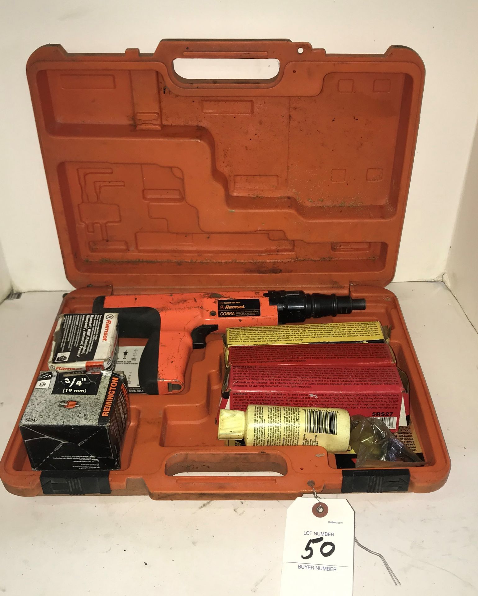 Ramset Cobra Powder Actuated Nail Gun Tool