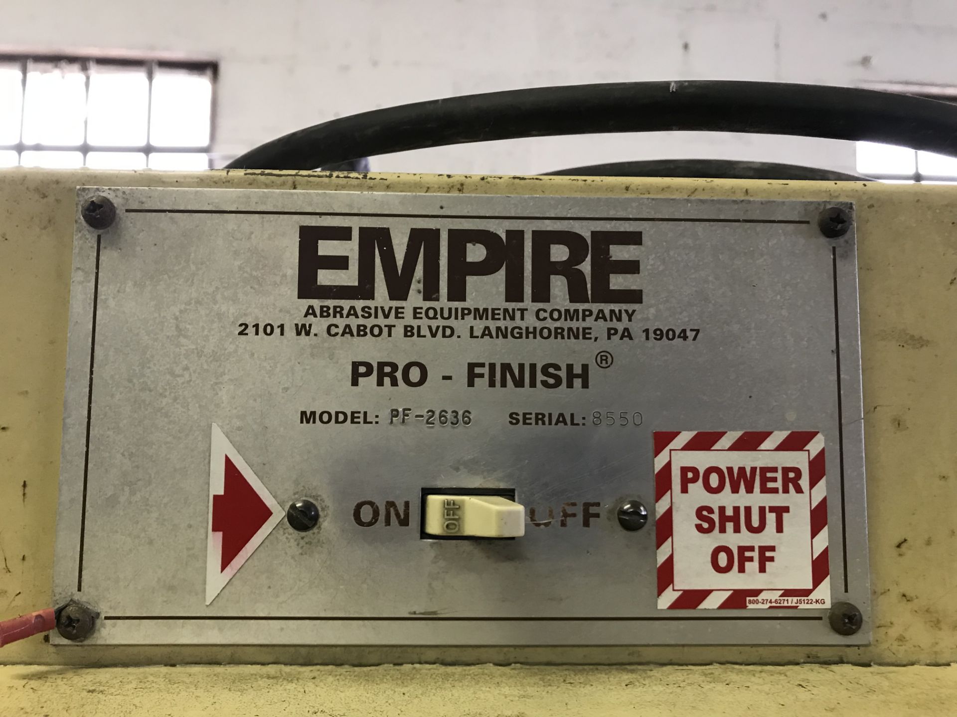 Empire FF2636 Sand Blaster & Dust Collector - Image 7 of 7