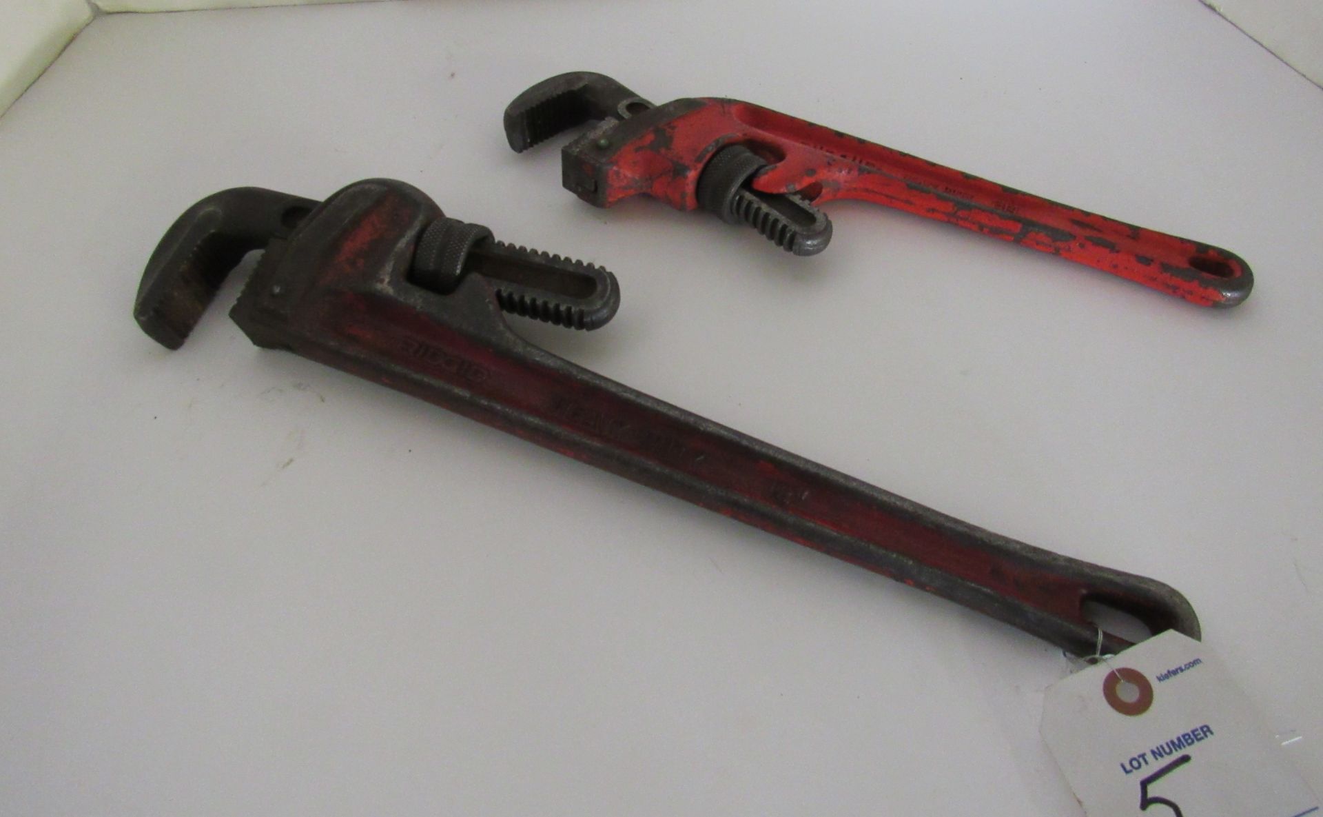 (2) Ridgid Pipe Wrenches