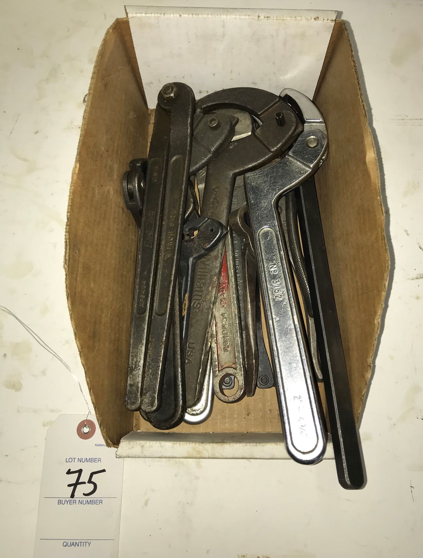 Lot Asst. Spanner Wrenches