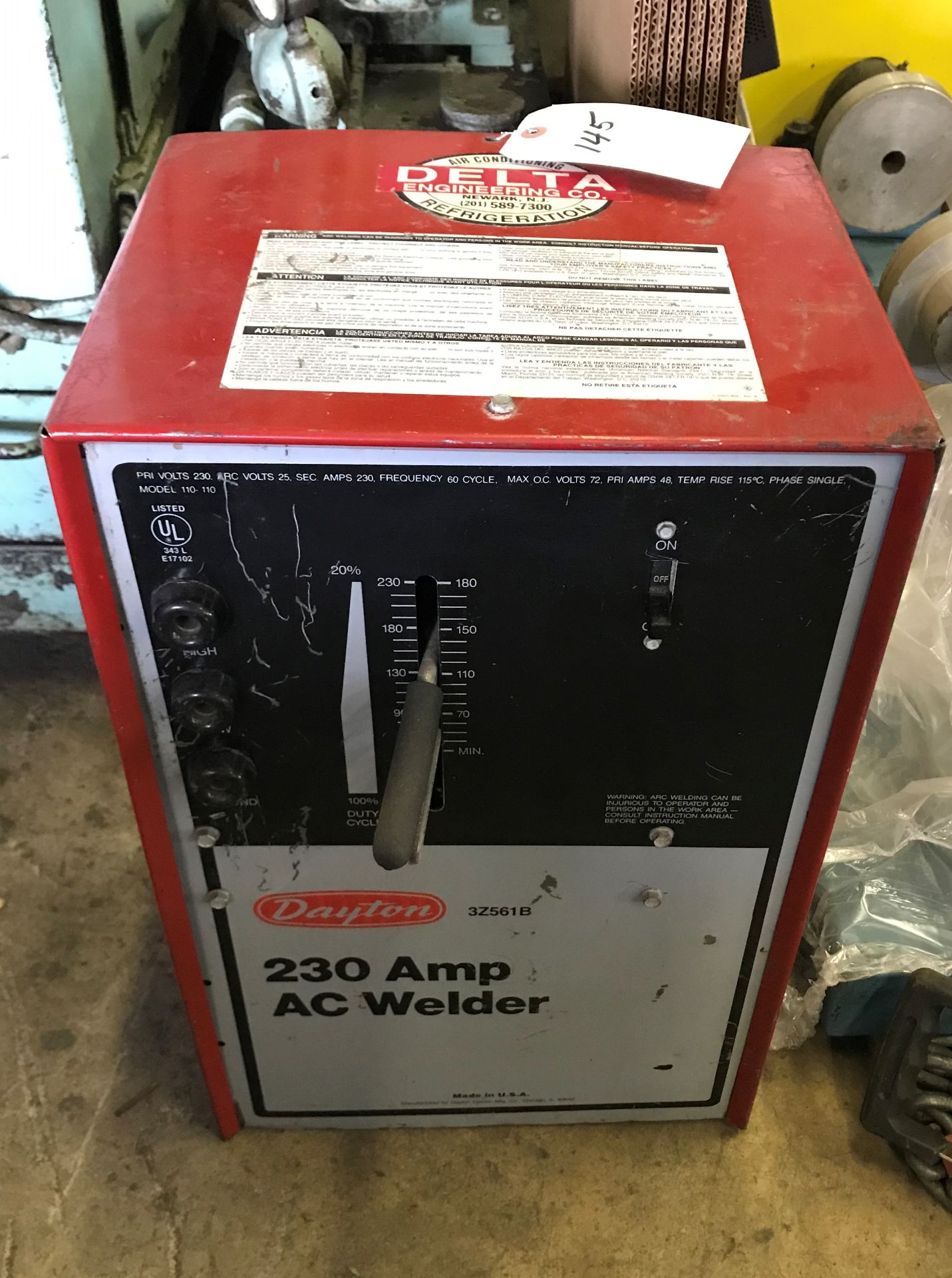Dayton 230 Amp AC Welding Machine