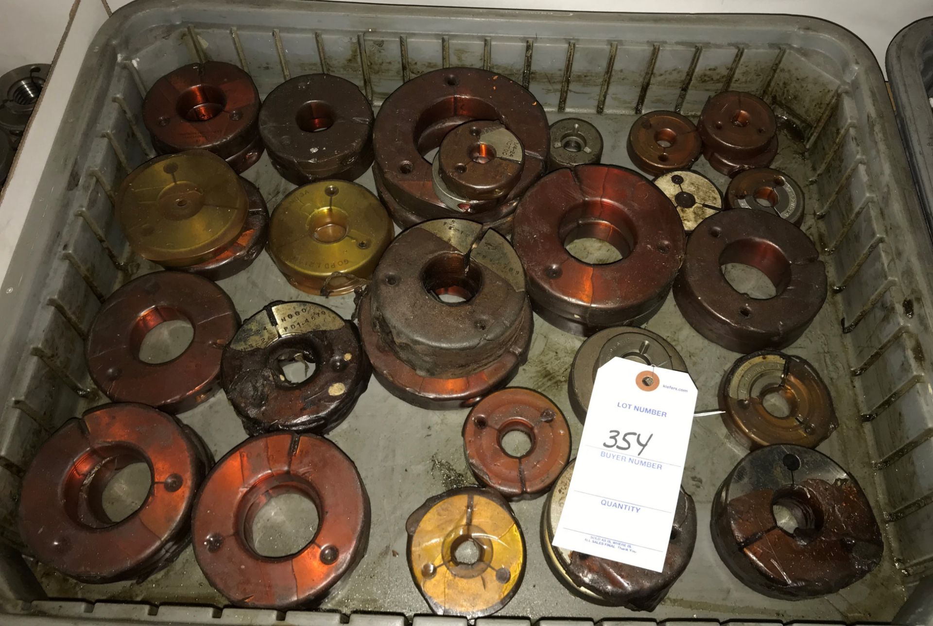 Approx.(38) Asst. Threaded Ring Gauges