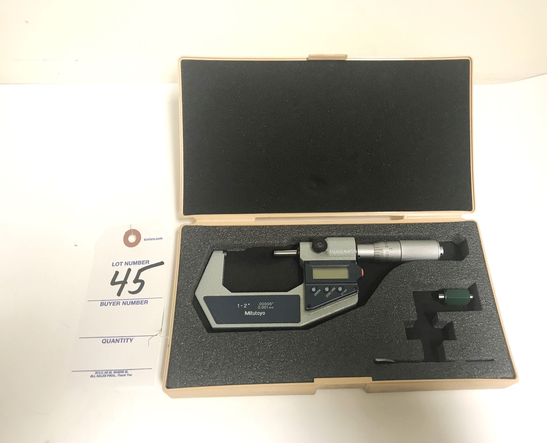 1" - 2" Mitutoyo No. 293-726 -30 Digital Micrometer