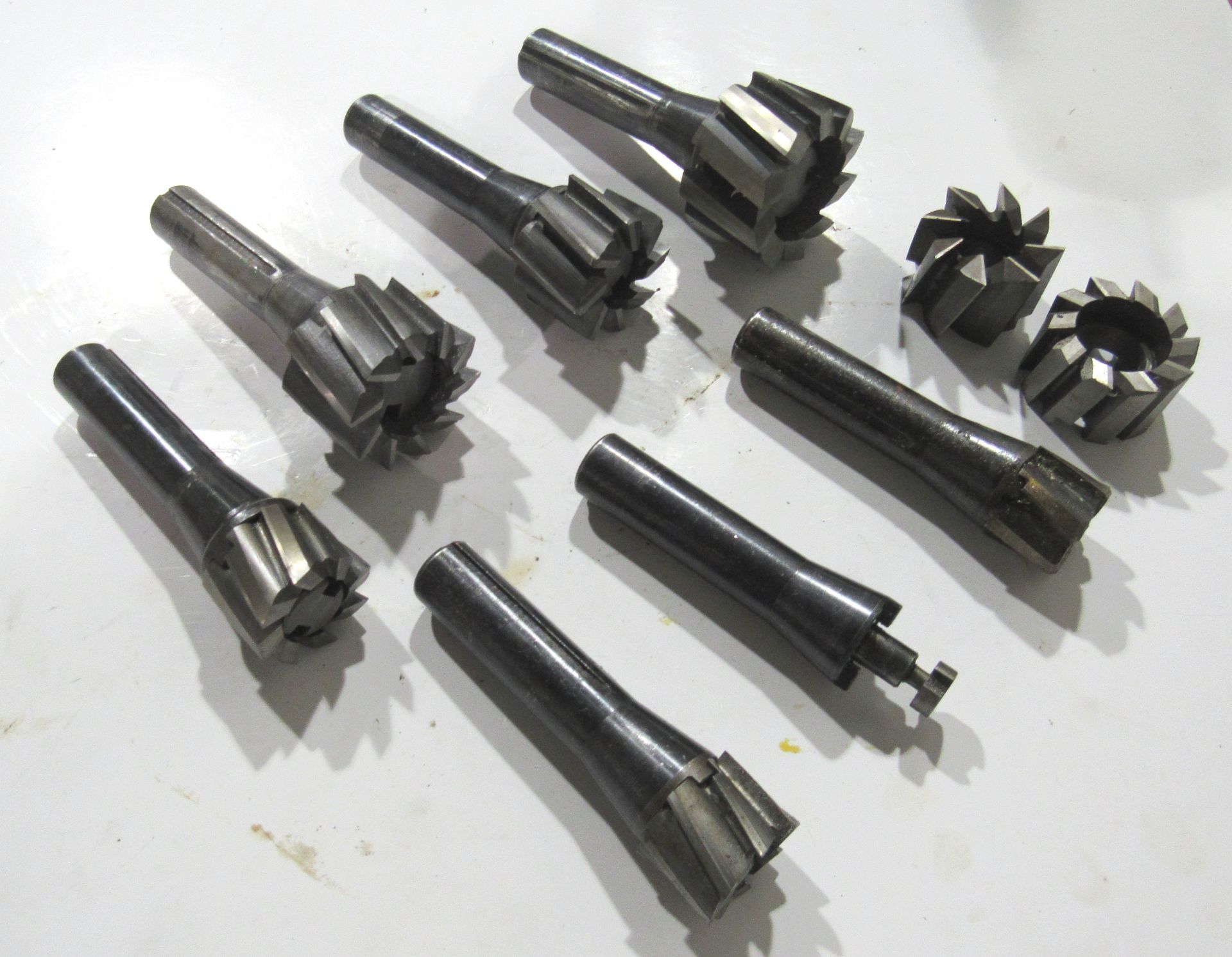 (7) Bridgeport R-8 Shell Milling Cutters