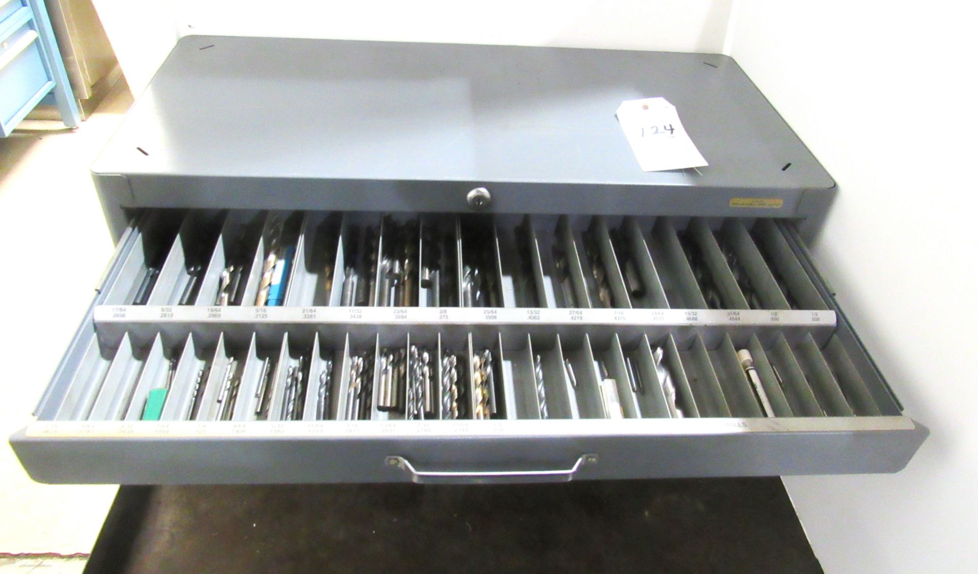 Huot Tool Cabinet w/ Qty. Drills, Endmills - Image 4 of 4