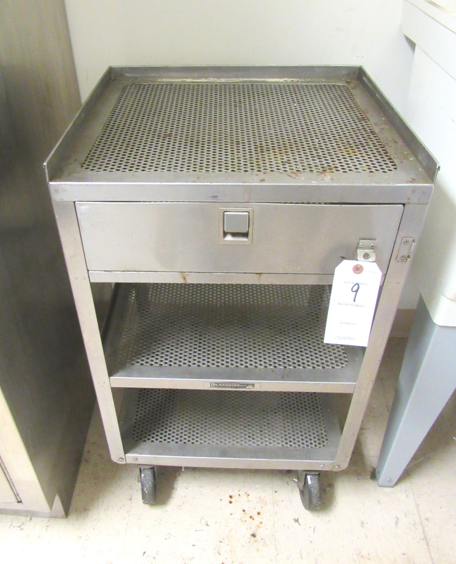 (2) 18.5" x 17" x 30" H Stainless Carts