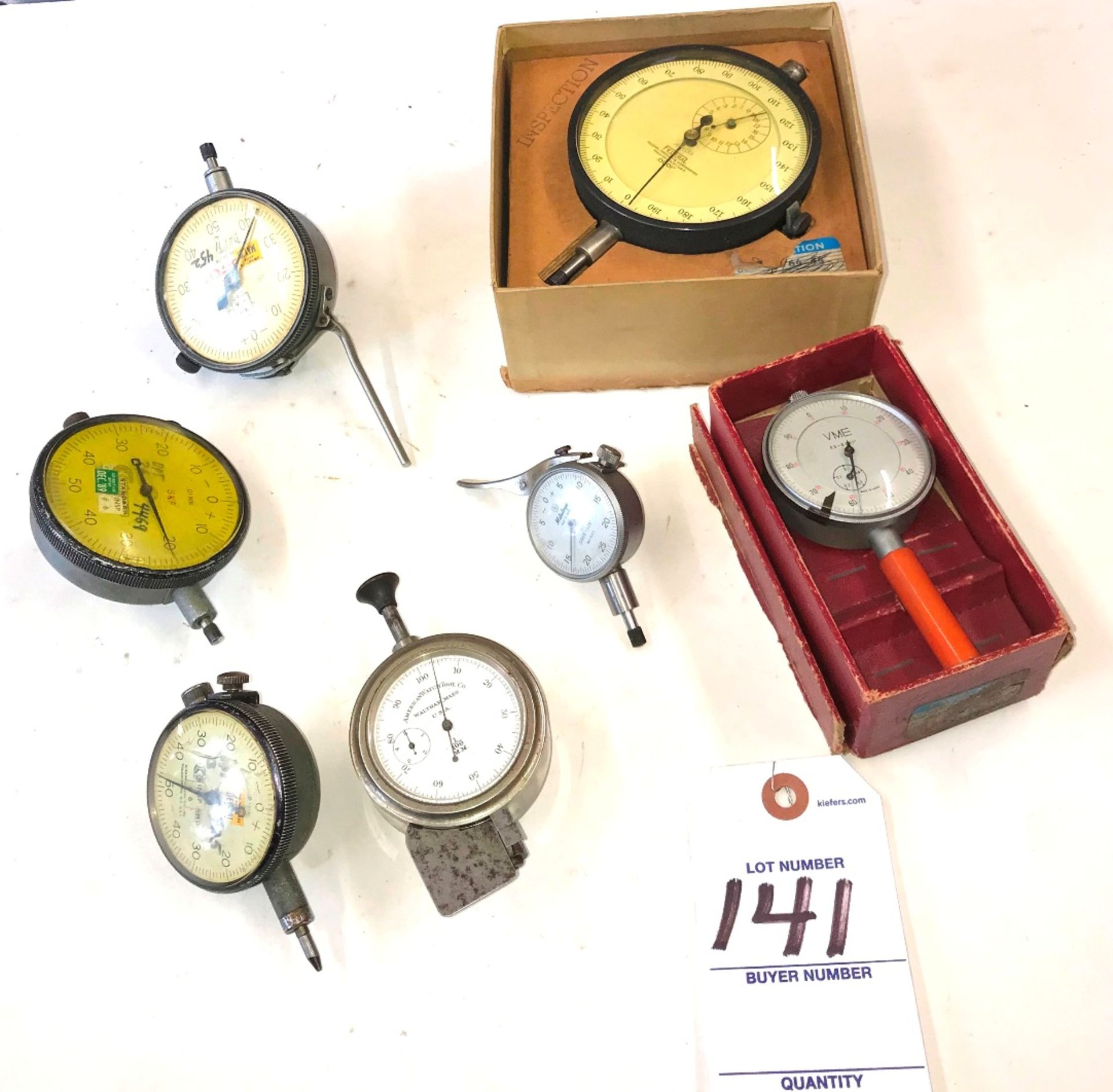 (7) Assorted Dial Indicators