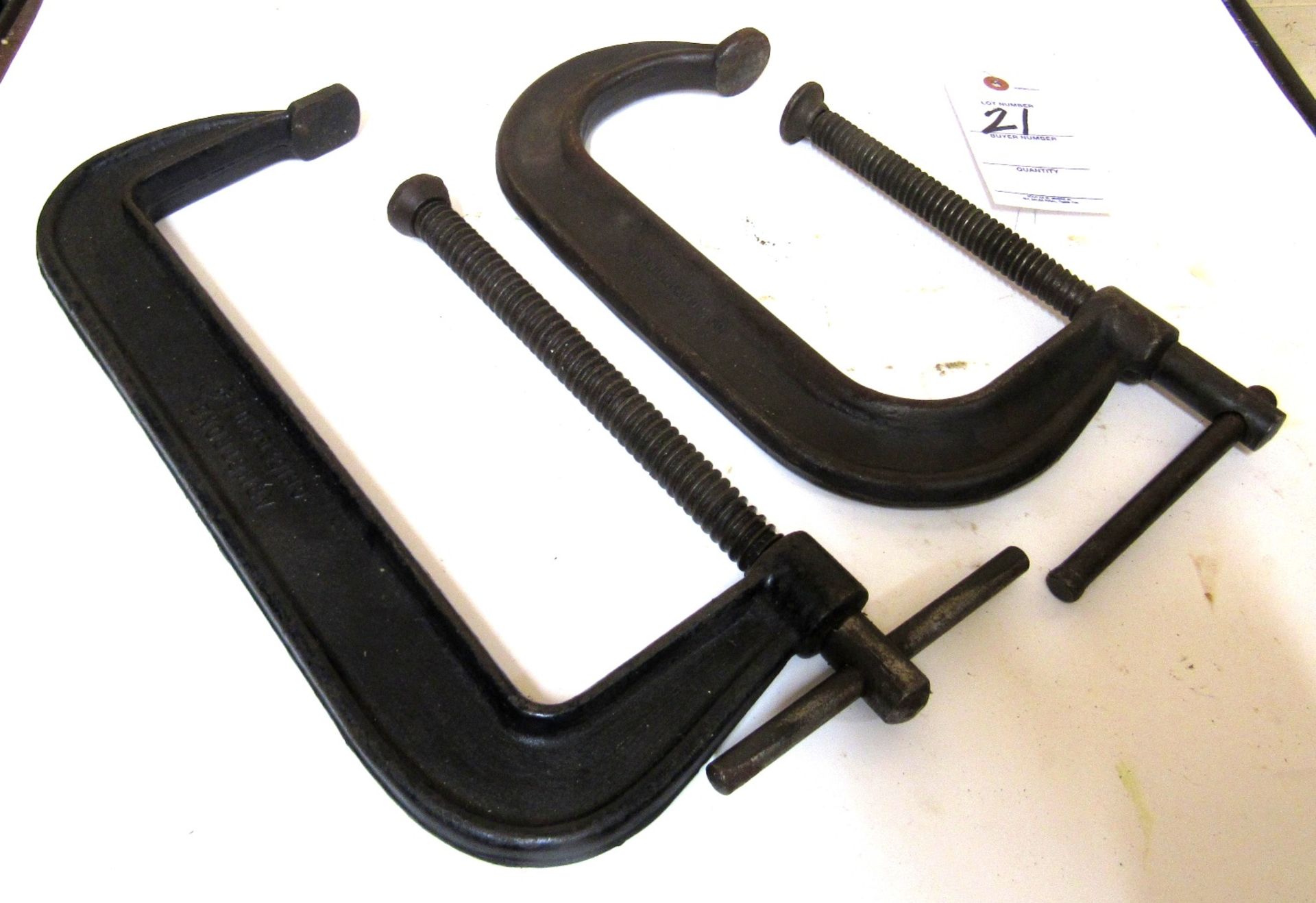 Armstrong No.412 12" & No.408 8" C-Clamps