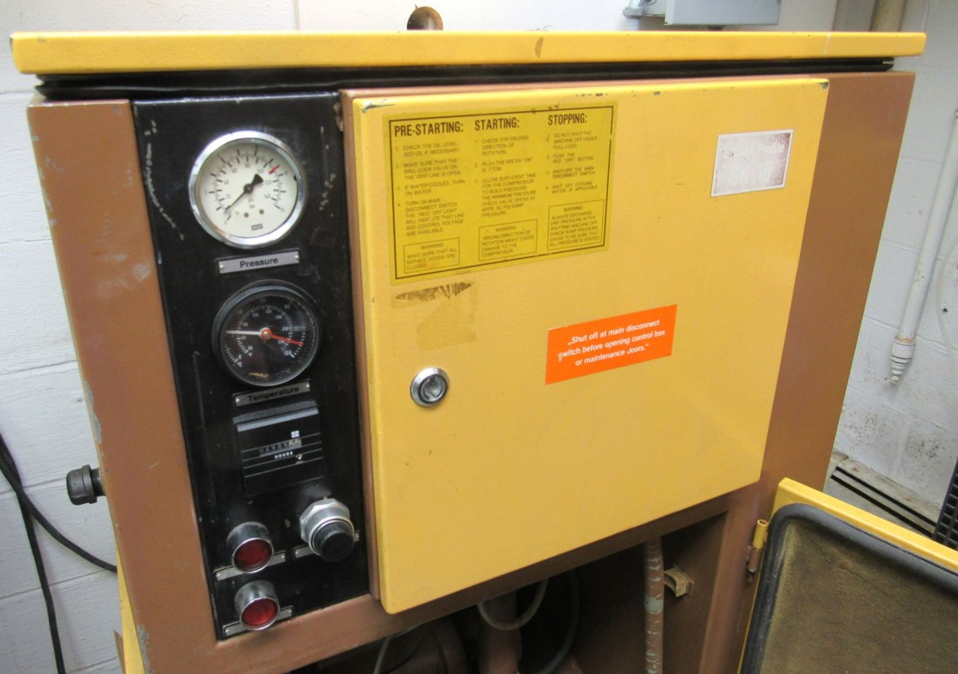 Kaeser Type SK18 15HP Rotary Screw Air Compressor - S/N 185077 ,110 PSIG, 68 CFM, 208/3/60 - Image 3 of 4