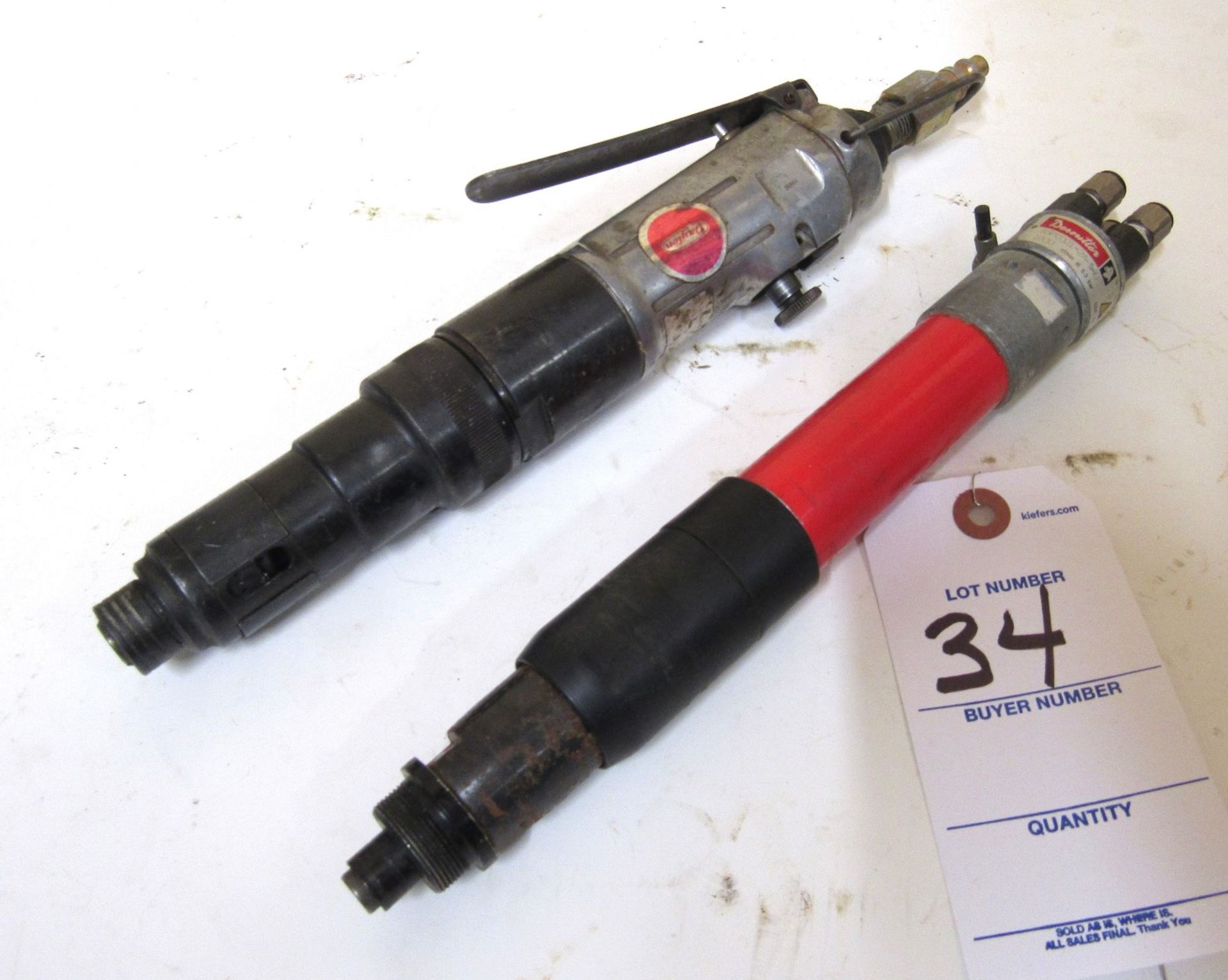 DeSoutter & Dayton Pneumatic Screw Drivers