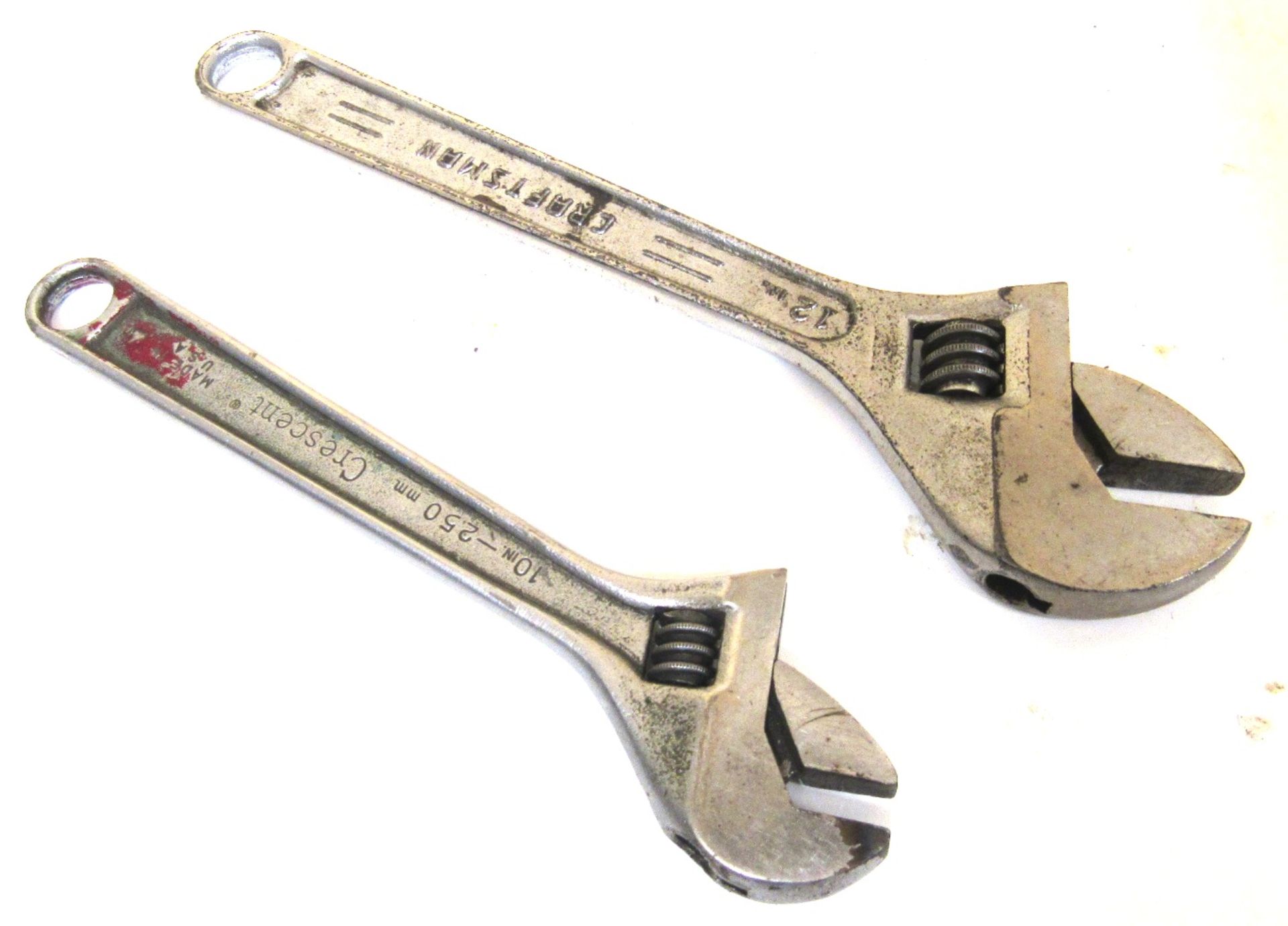 12" & 10" Adjustable Cresent Wrenches
