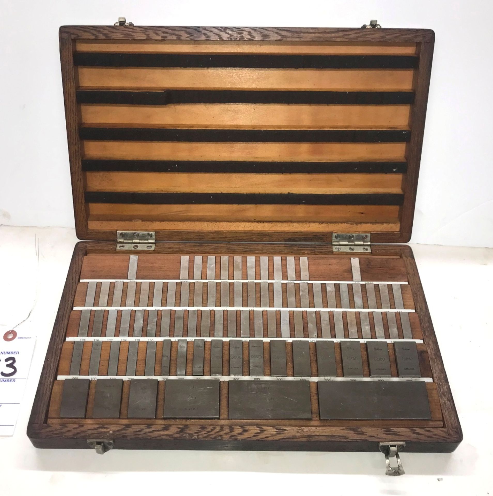 72 Pc. Webber Gage Block Set