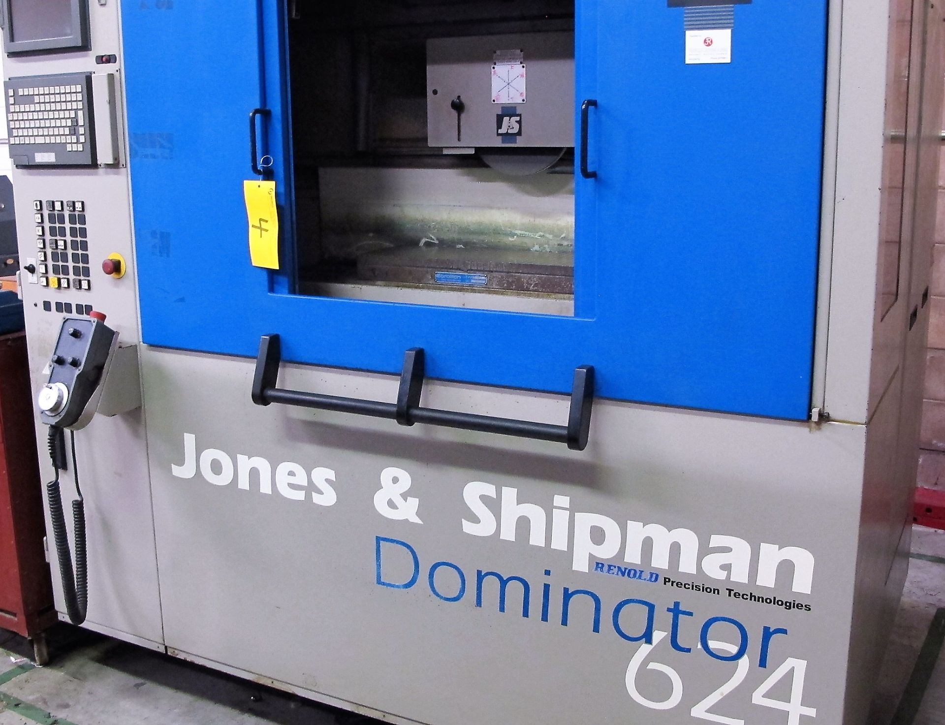 JONES & SHIPMAN Dominator 624 CNC 4-Axis Creep Feed Grinder, GE Fanuc Series 210i-M Control - Image 8 of 13