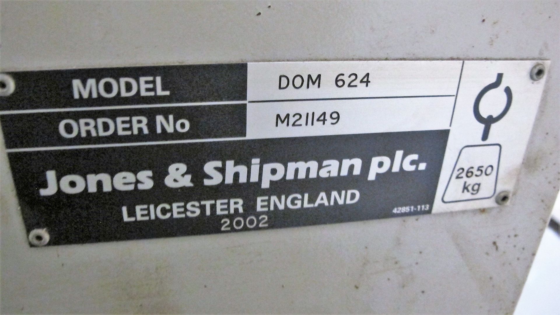 JONES & SHIPMAN Dominator 624 CNC 4-Axis Creep Feed Grinder, GE Fanuc Series 210i-M Control - Image 9 of 13