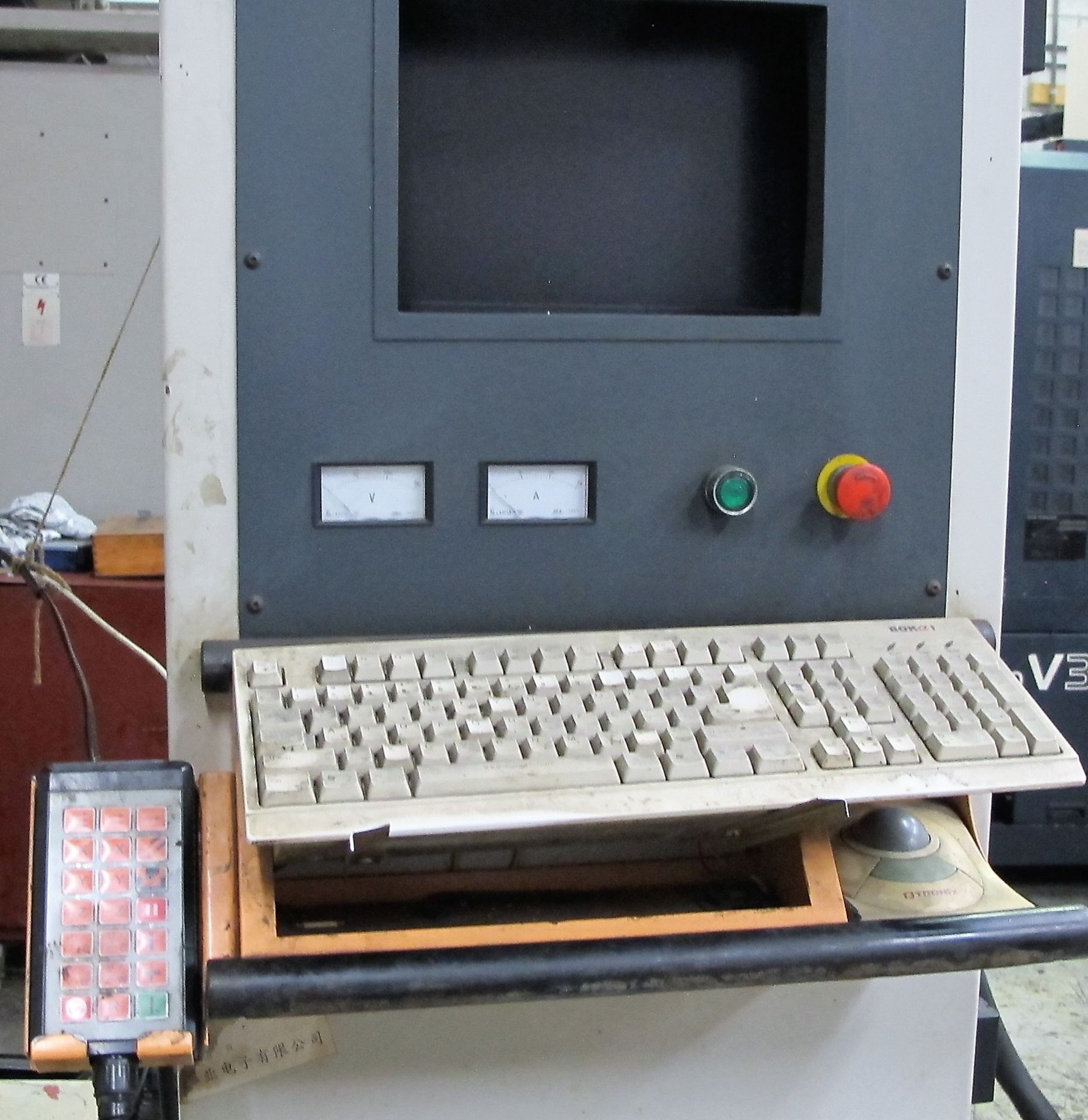 2001 BEIJING AGIE CHARMILLES ST221 CNC HIGH SPEED WIRE CUT EDM, MITSUBISHI 520T CONTROL, 800MM X - Image 2 of 5