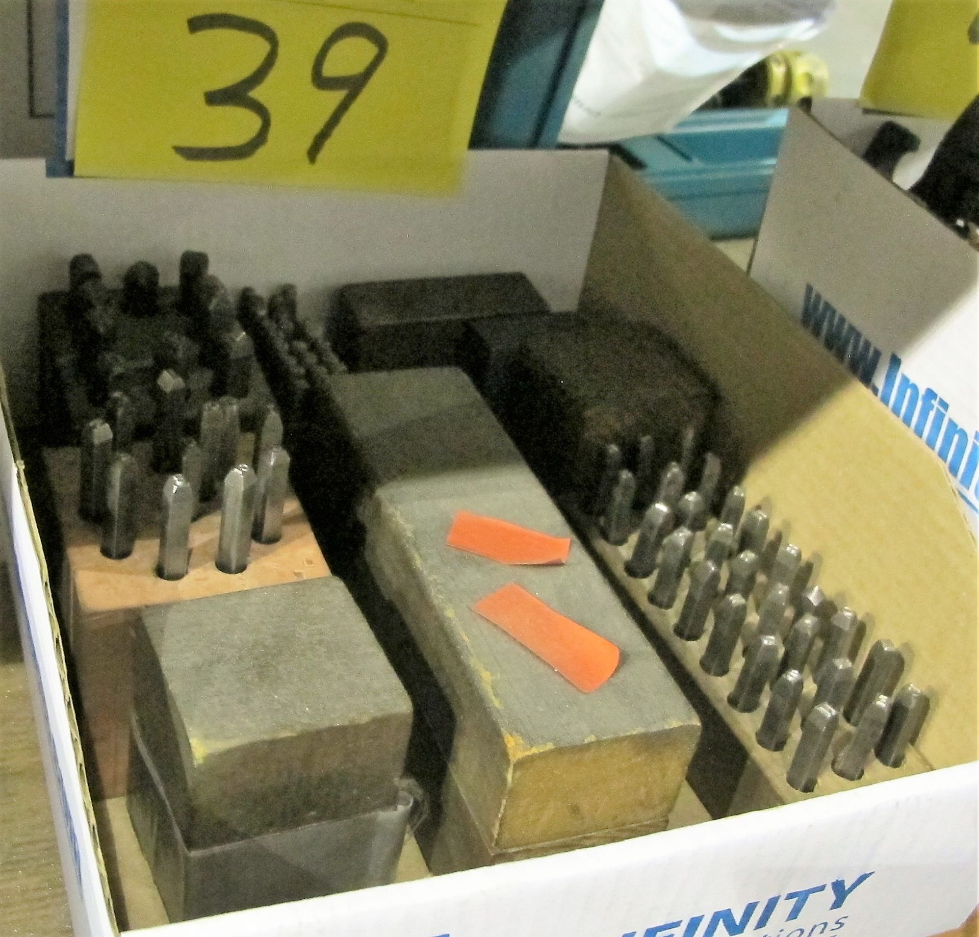 BOX OF LETTER/NUMBER PUNCHES