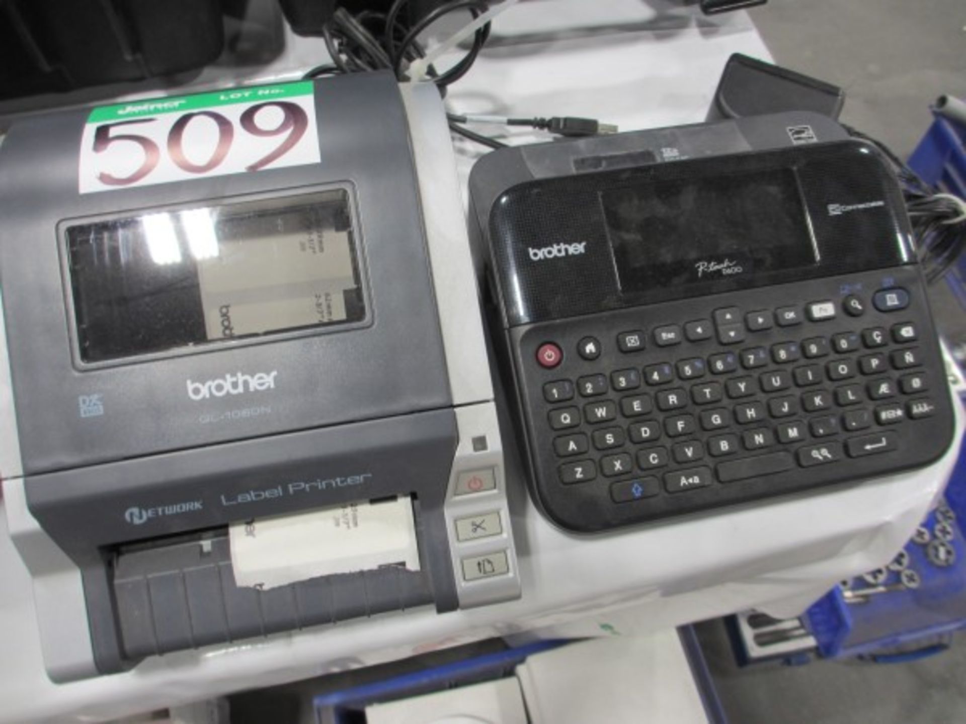 L2: BROTHER GL-1060N LABEL PRINTER, BROTHER P-TOUCH 600 LABELLER