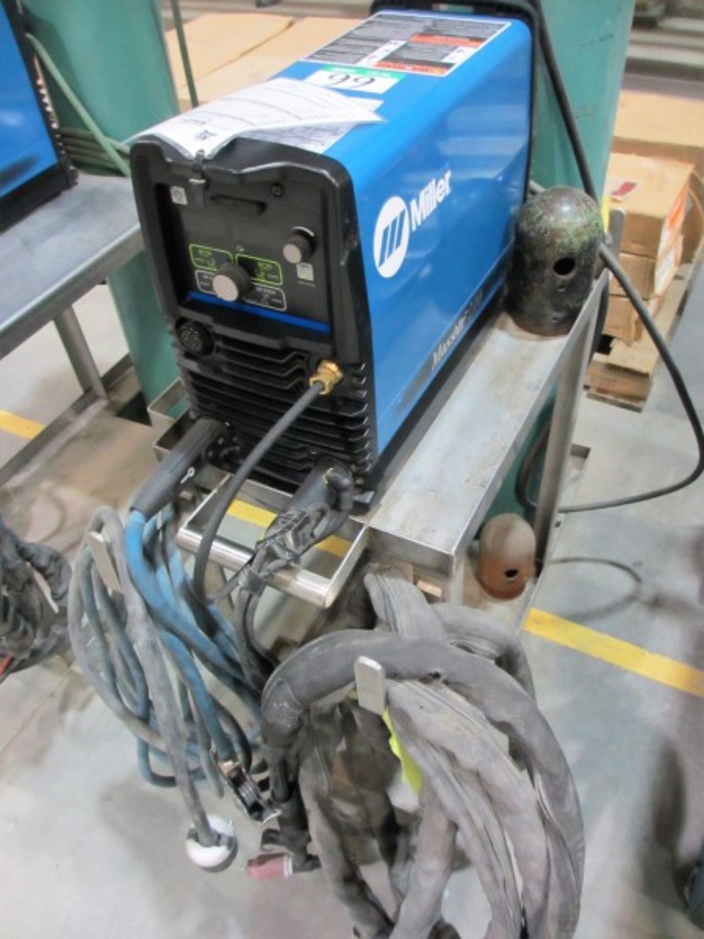 L1: MILLER MAXSTAR 210 TIG WELDER W/CART