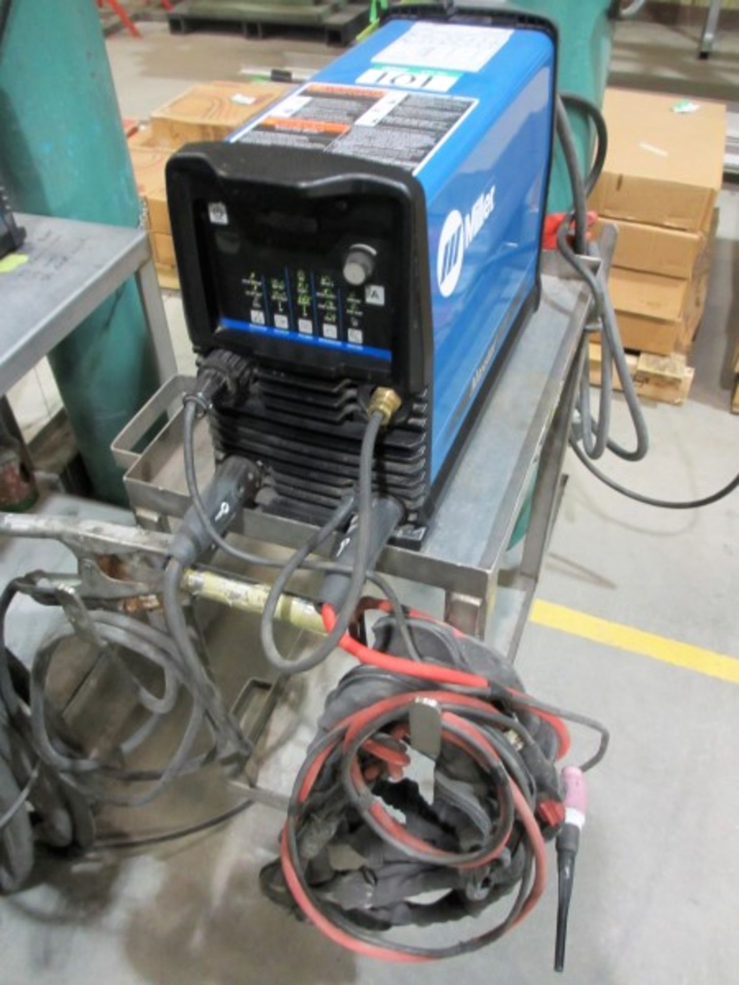 L1: MILLER MAXSTAR 210 TIG WELDER W/CART