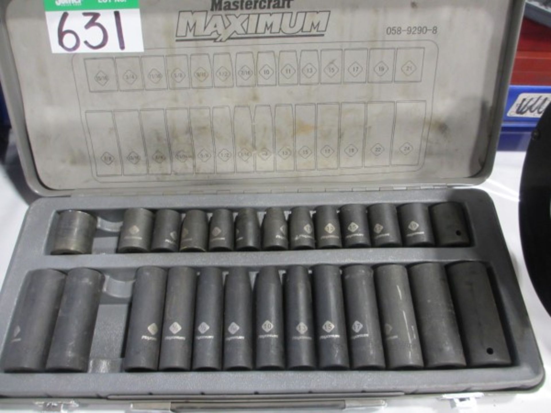 L2: MASTERCRAFT MAXIMUM 058-9290-8 IMPACT SOCKET SET