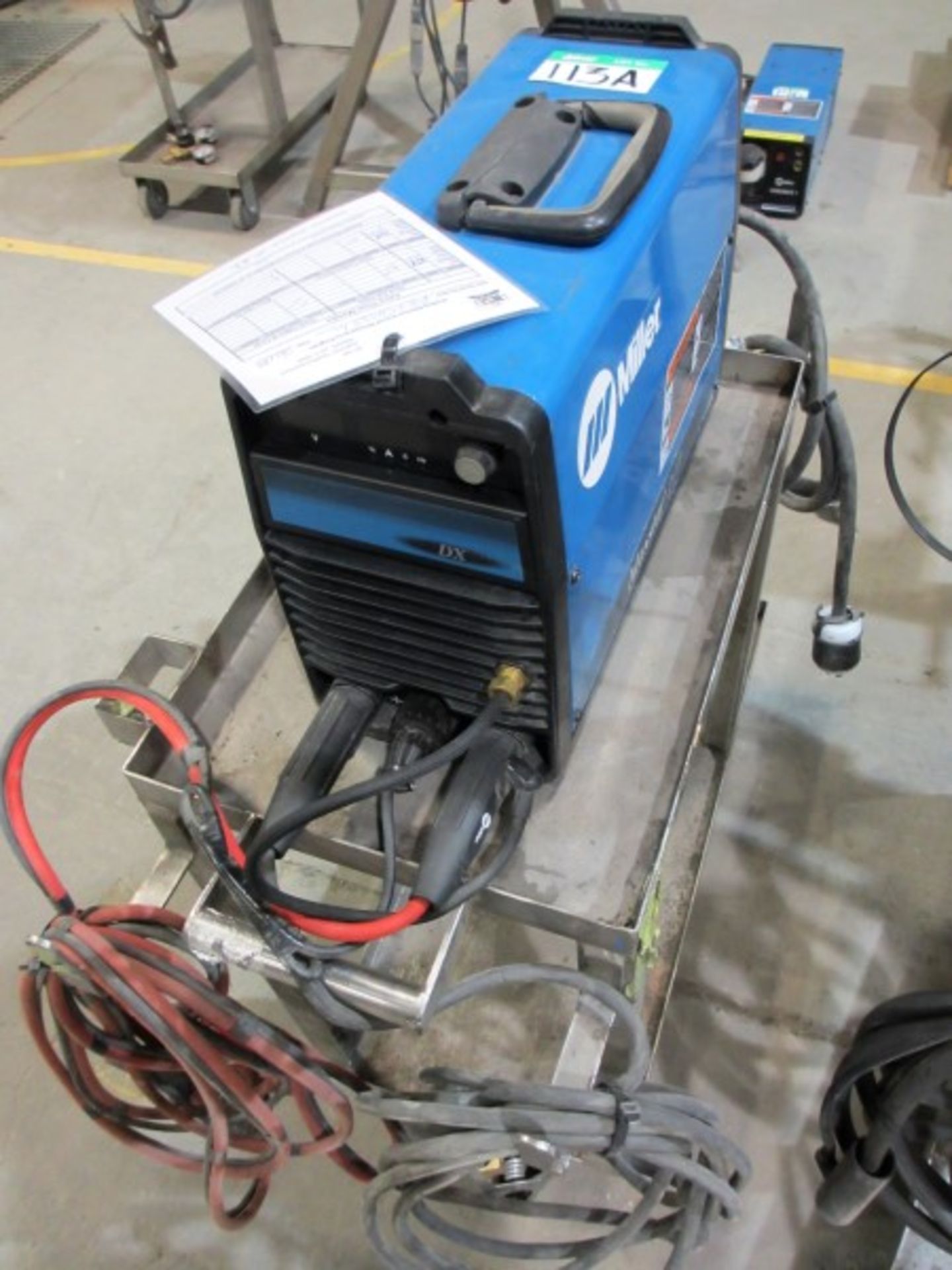 L1: MILLER MAXSTAR 200 TIG WELDER W/CART