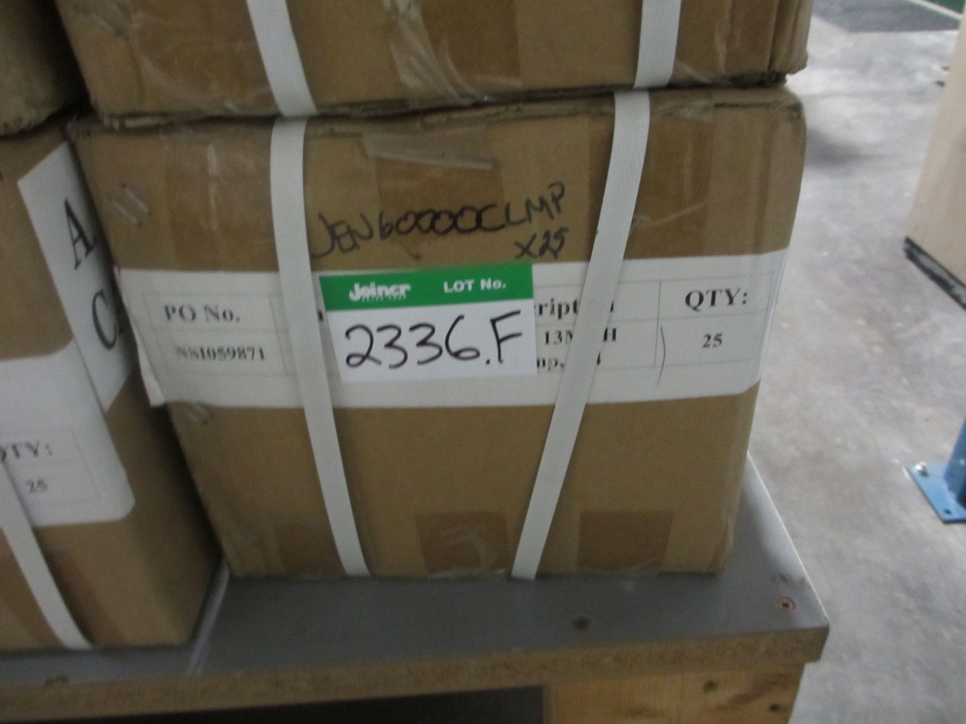 L3: BOX OF SS 6IN 13MHH CLAMP, 25 PER BOX