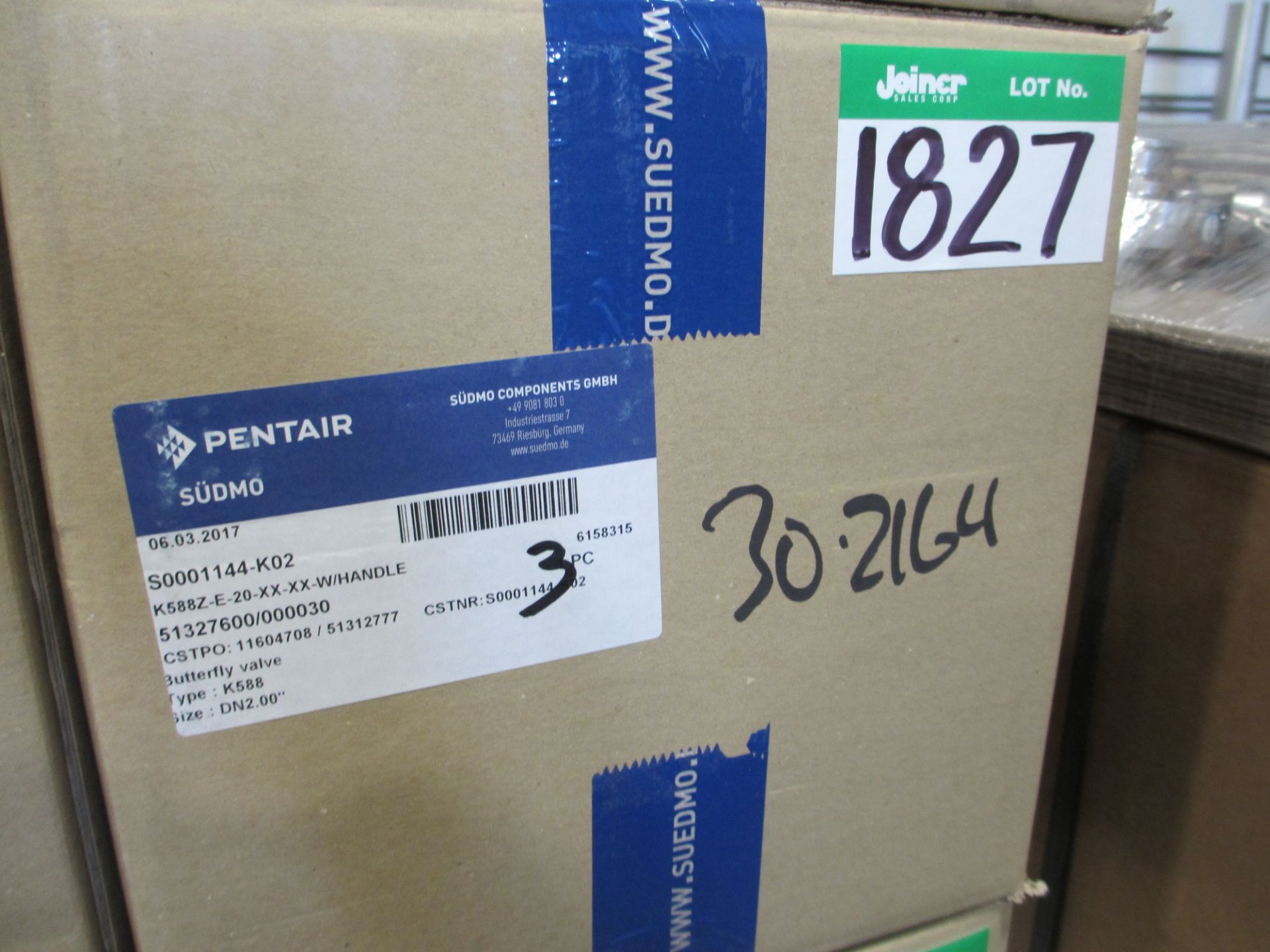 L2: Q3: PENTAIR 2IN BUTTERFLY VALVE TYPE K588